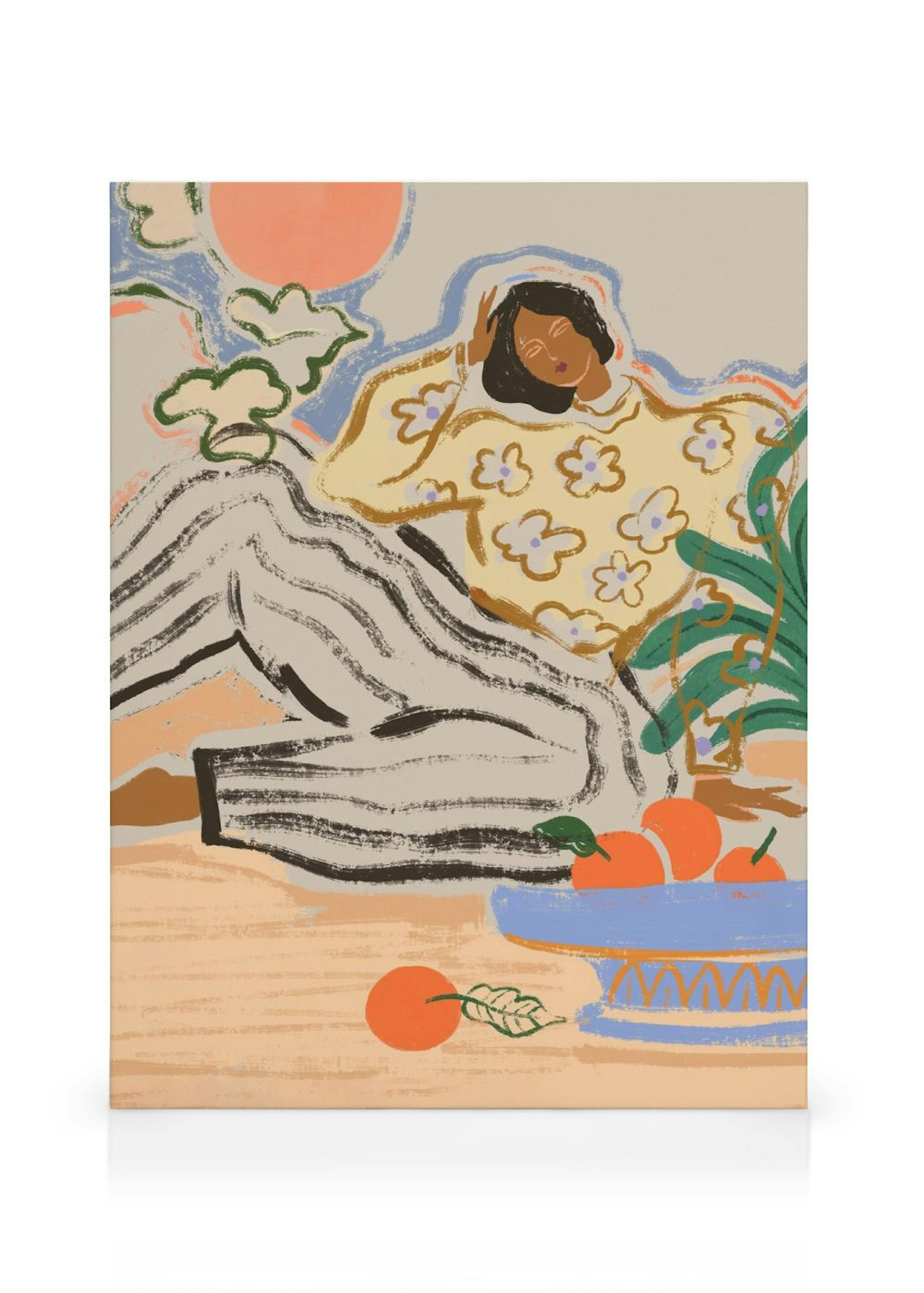 Arty Guava - Lay Hoon - Lazy Days Canvas print