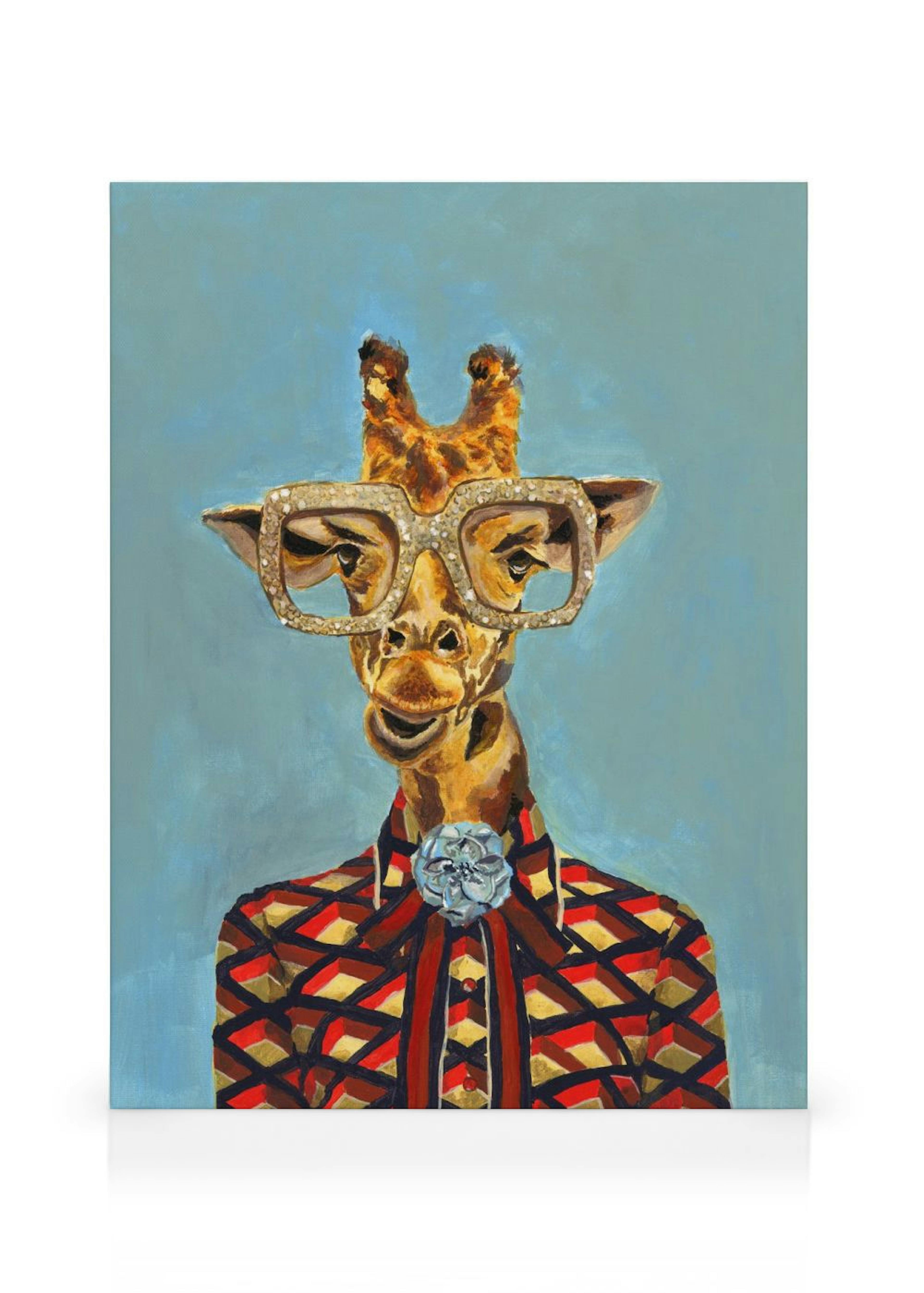 Heather Perry - Artsy Giraffe Lærred