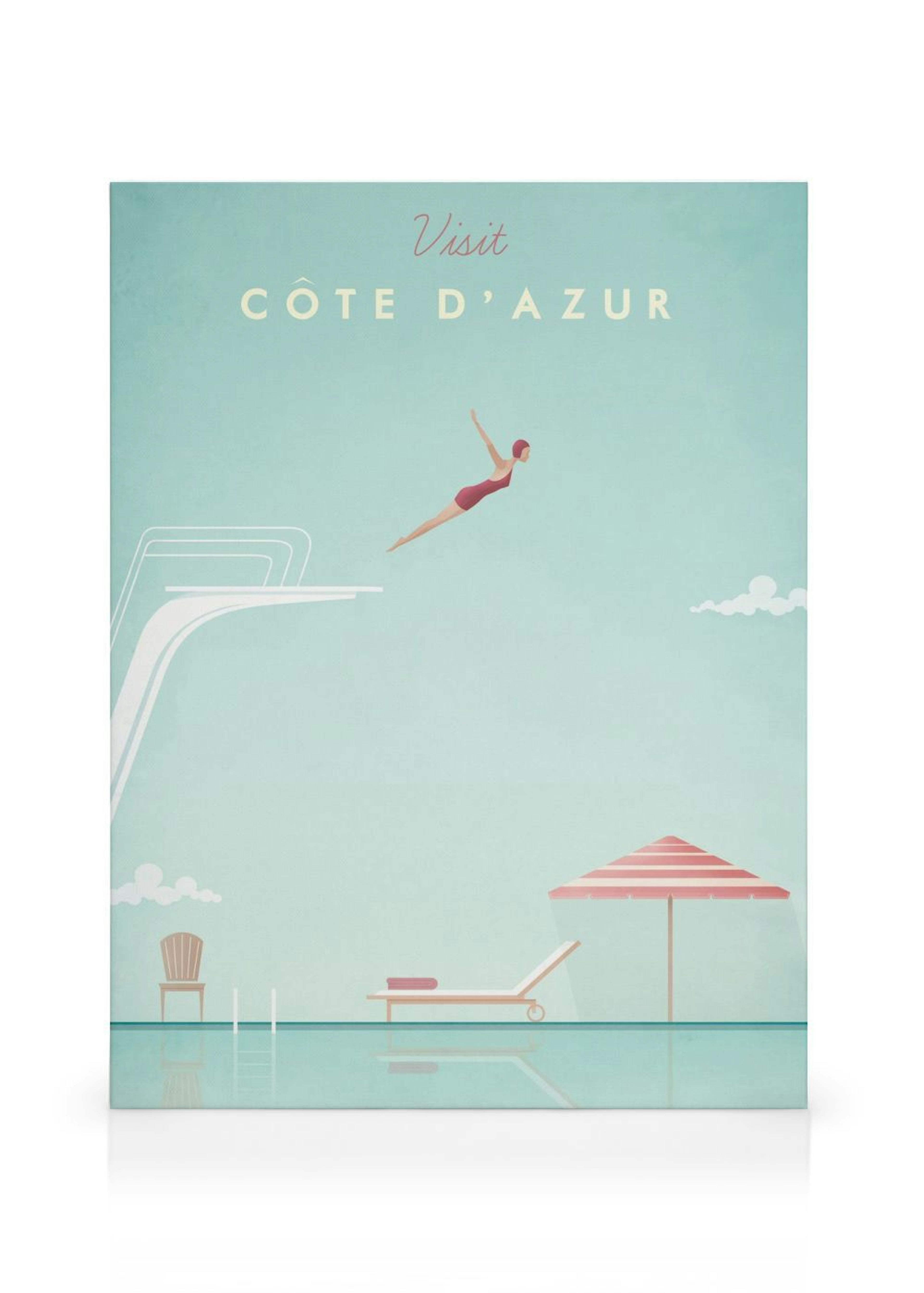 Henry Rivers - Cote d'Azur Toile