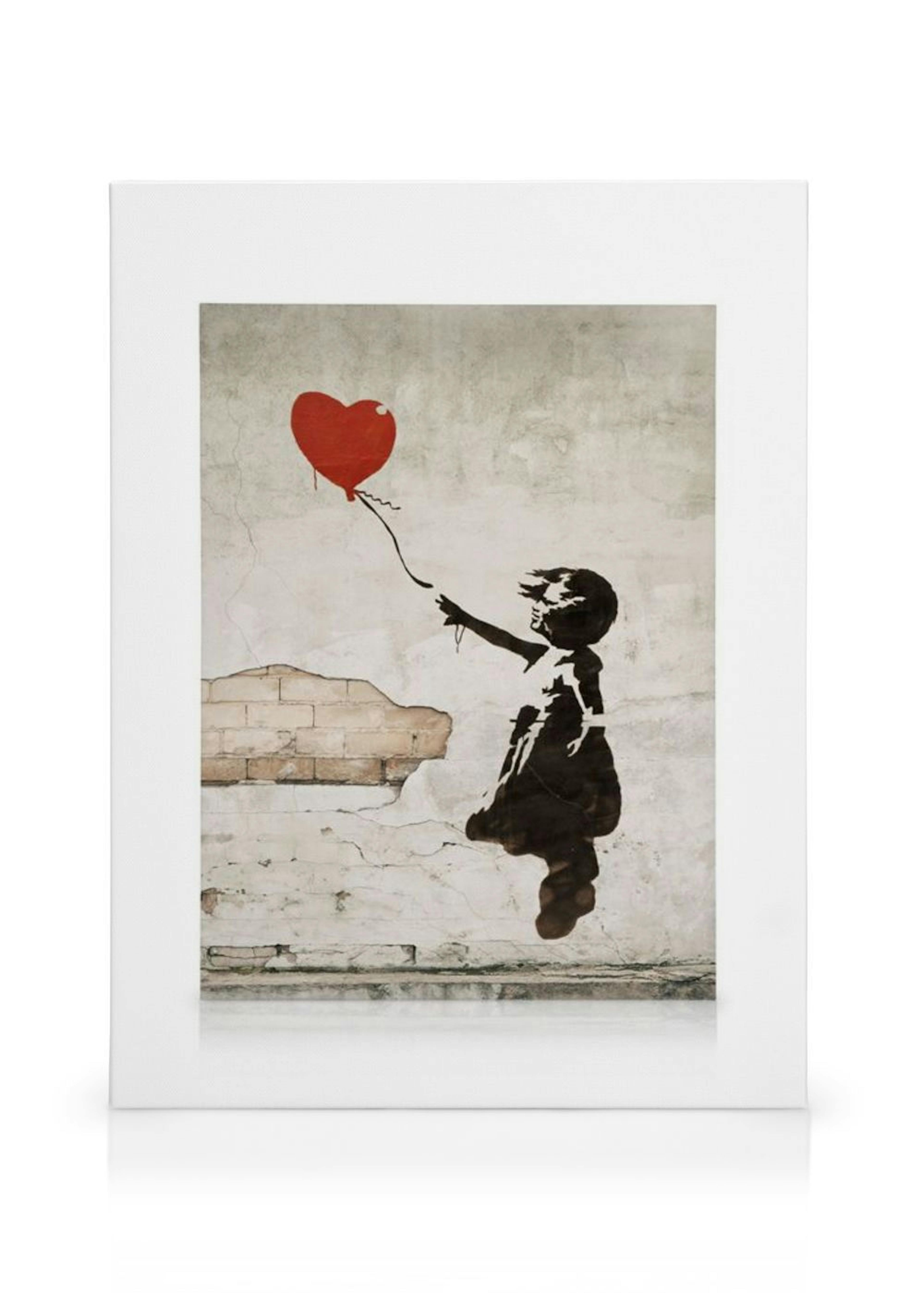 Girl With Love Balloon, Toile
