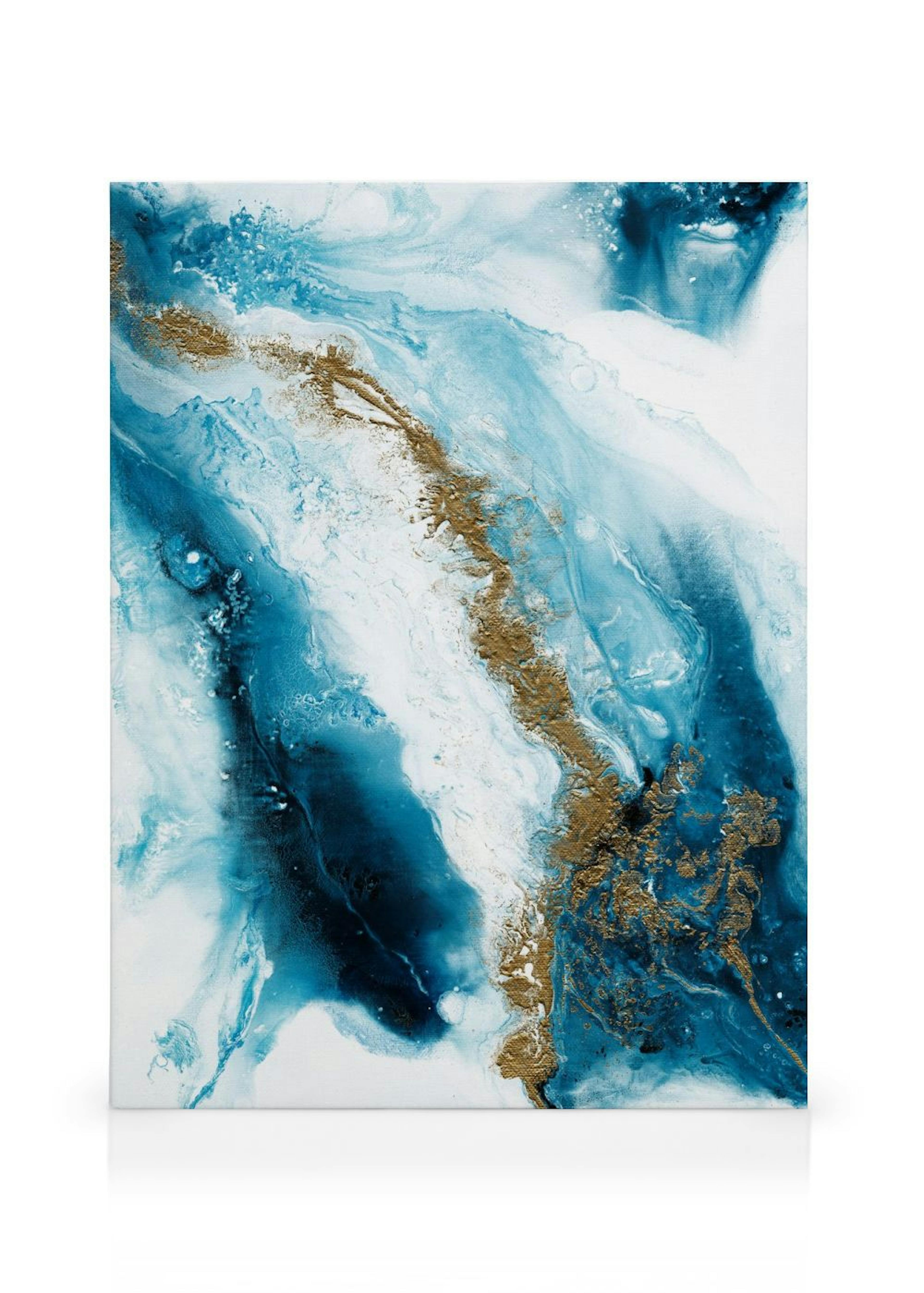 Into The Blue Canvas print