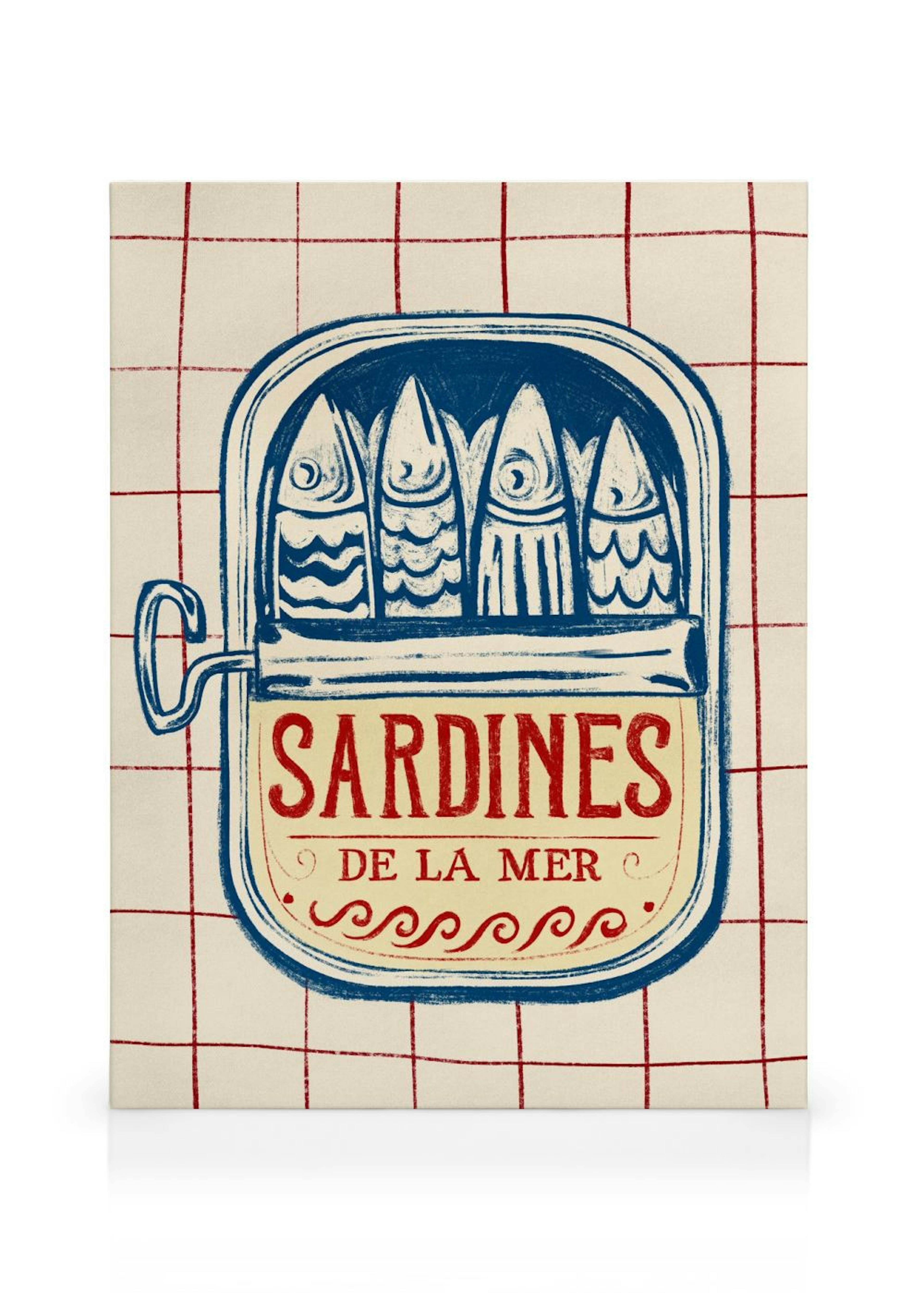 Sardines de la Mer Leinwand