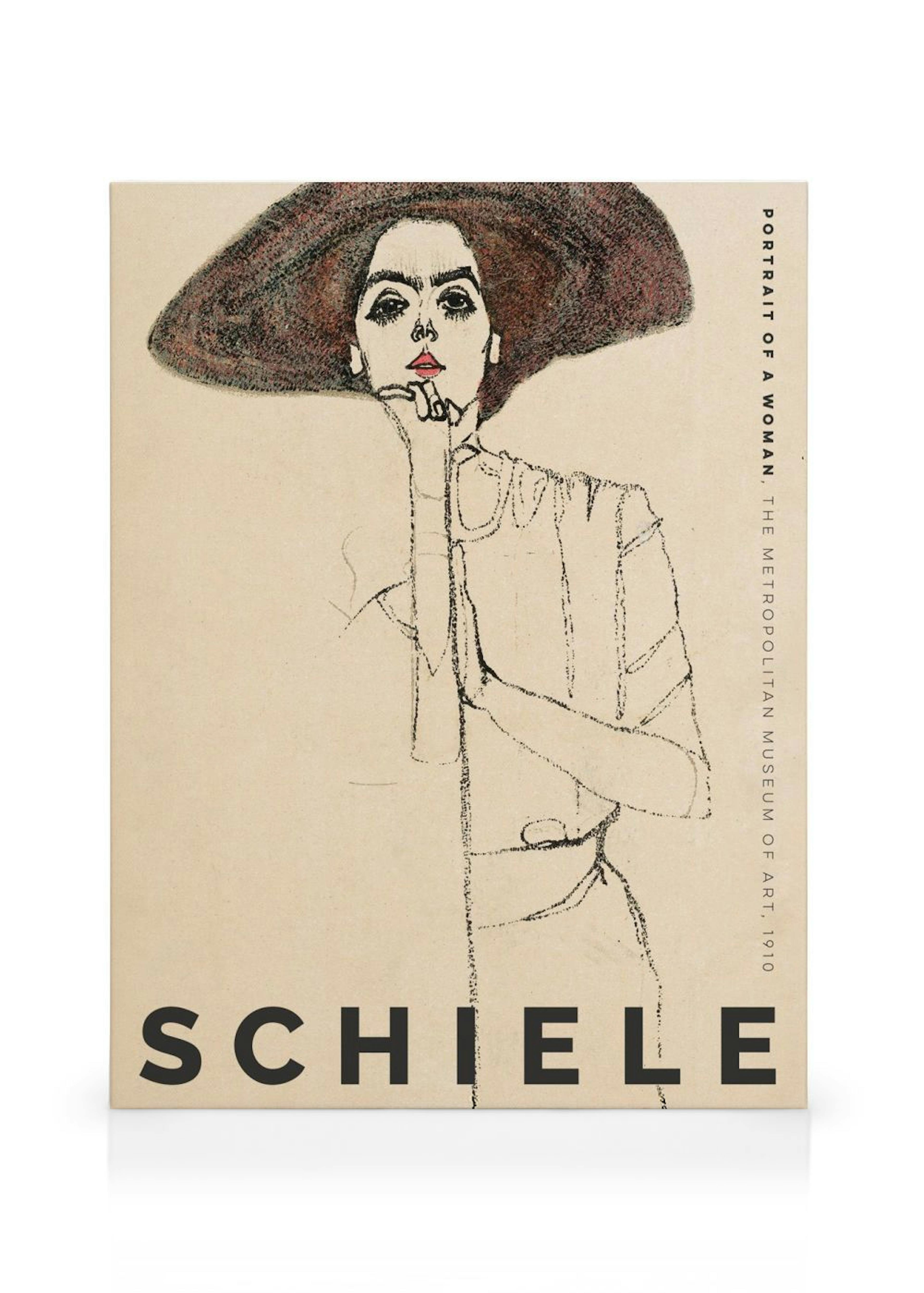 Egon Schiele - Portrait of a Woman Toile