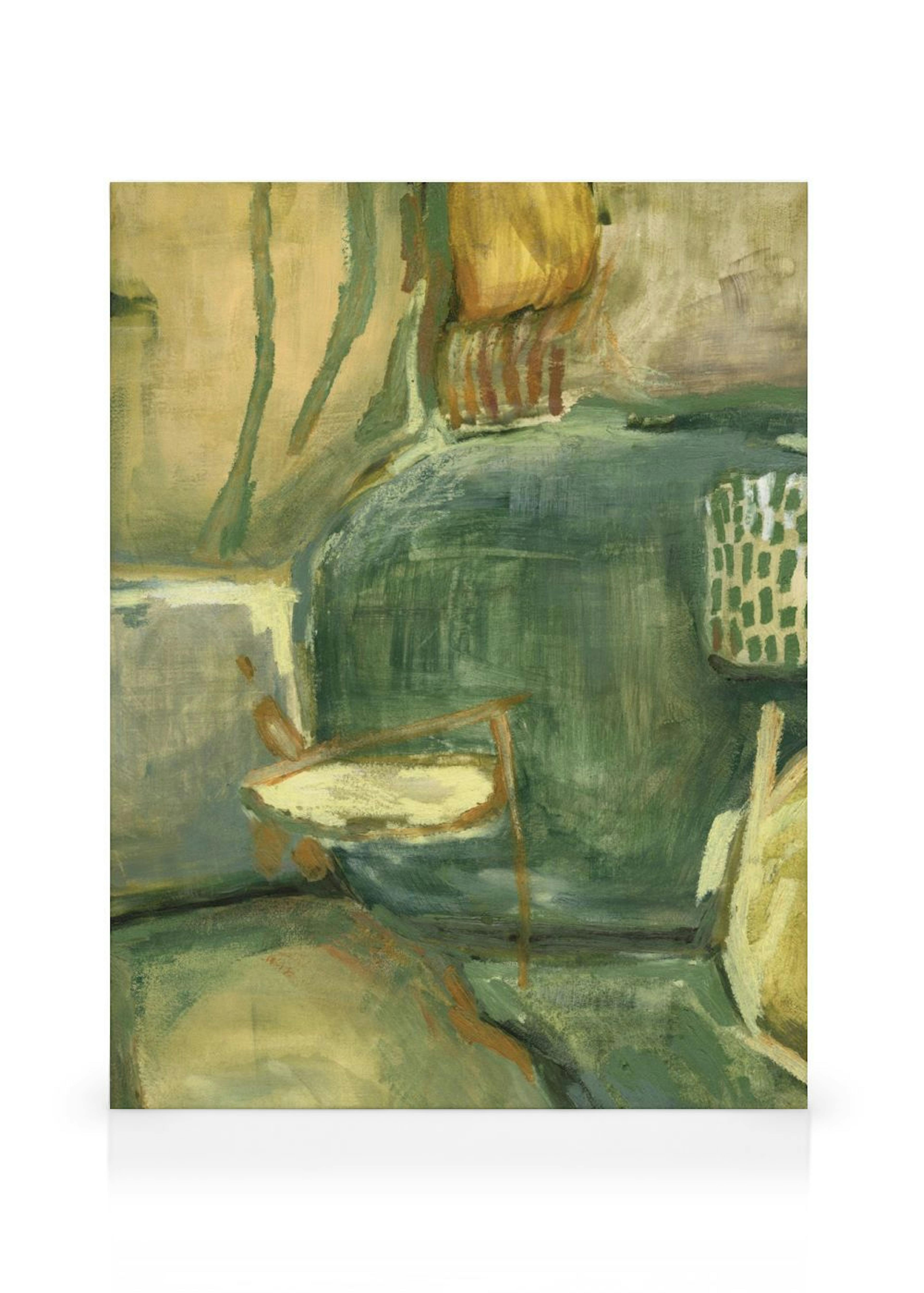 Abstract Greenscape Stampa su Tela