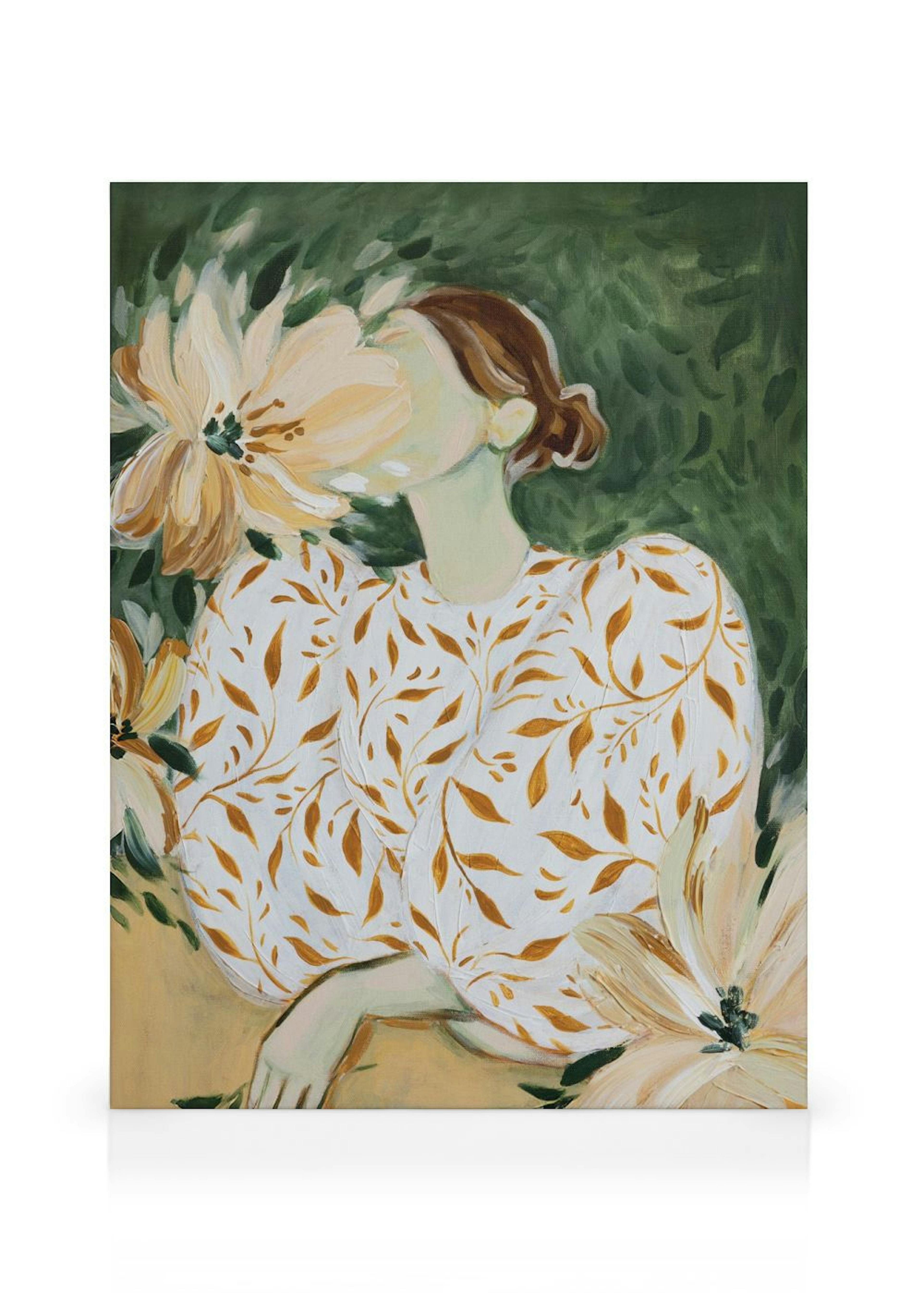 Rustic Garden Portrait Toile