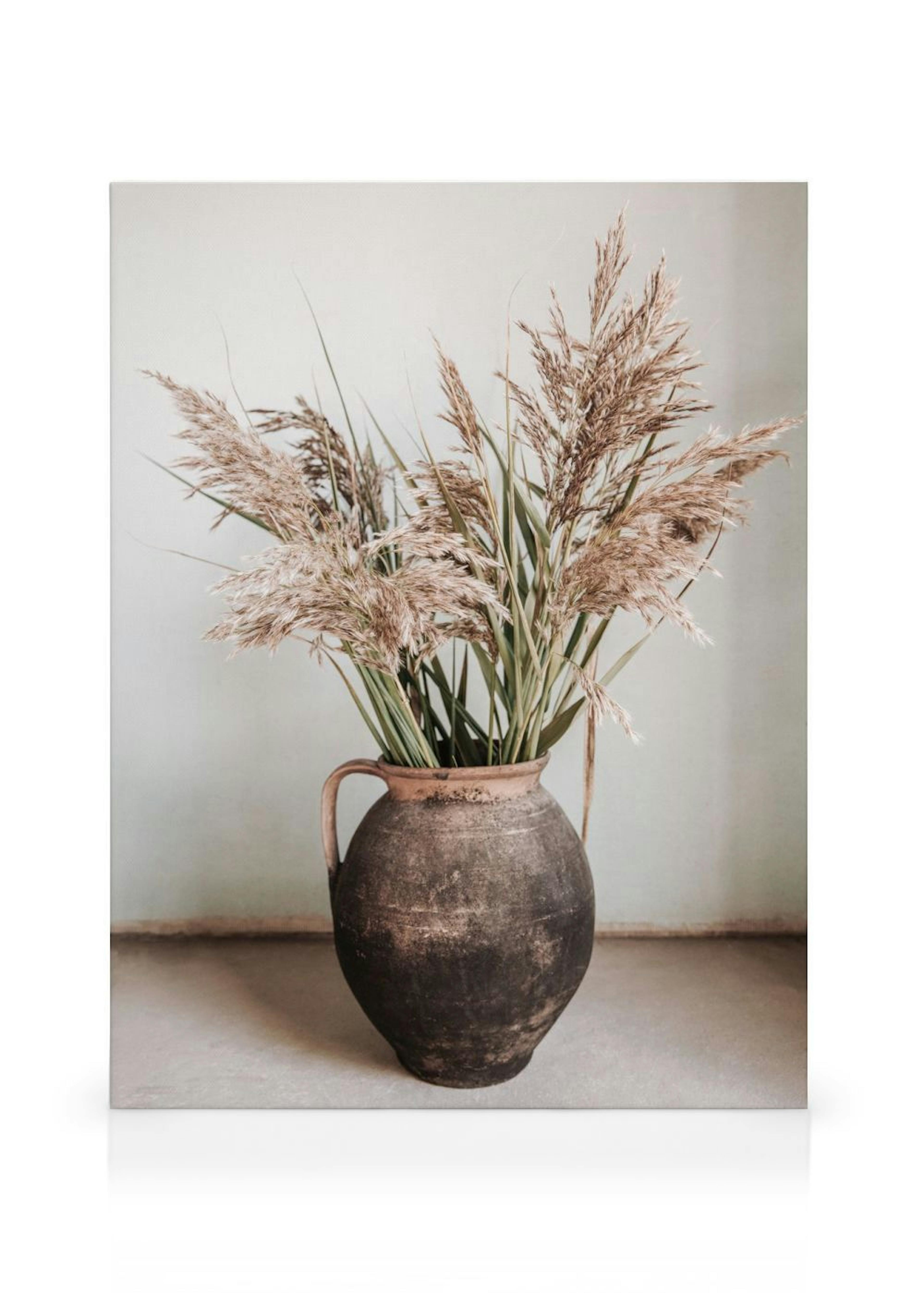 Rustic Reed Vase Toile