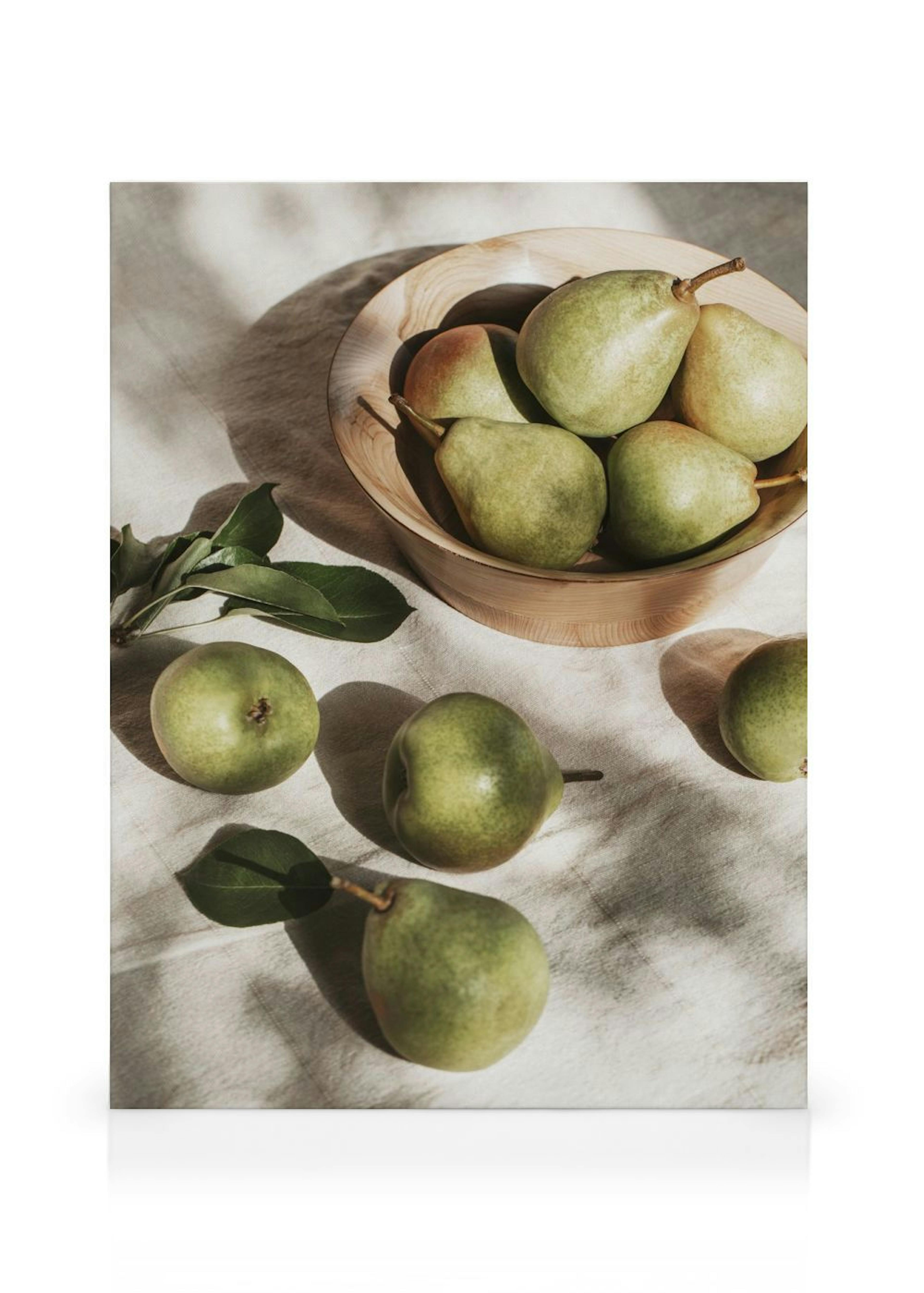 Sunlit Pears Lienzo