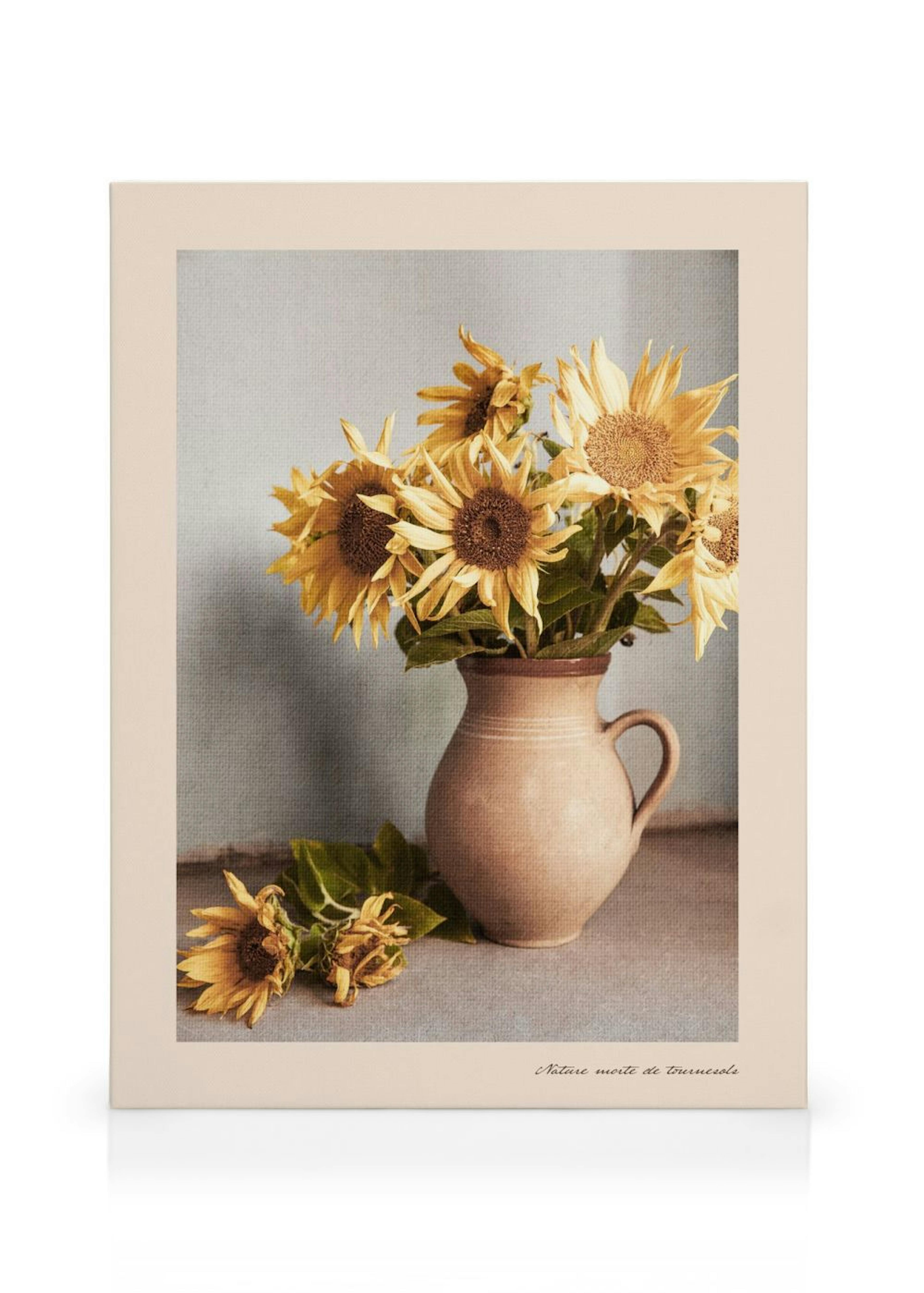 Sunflowers Still Life Toile