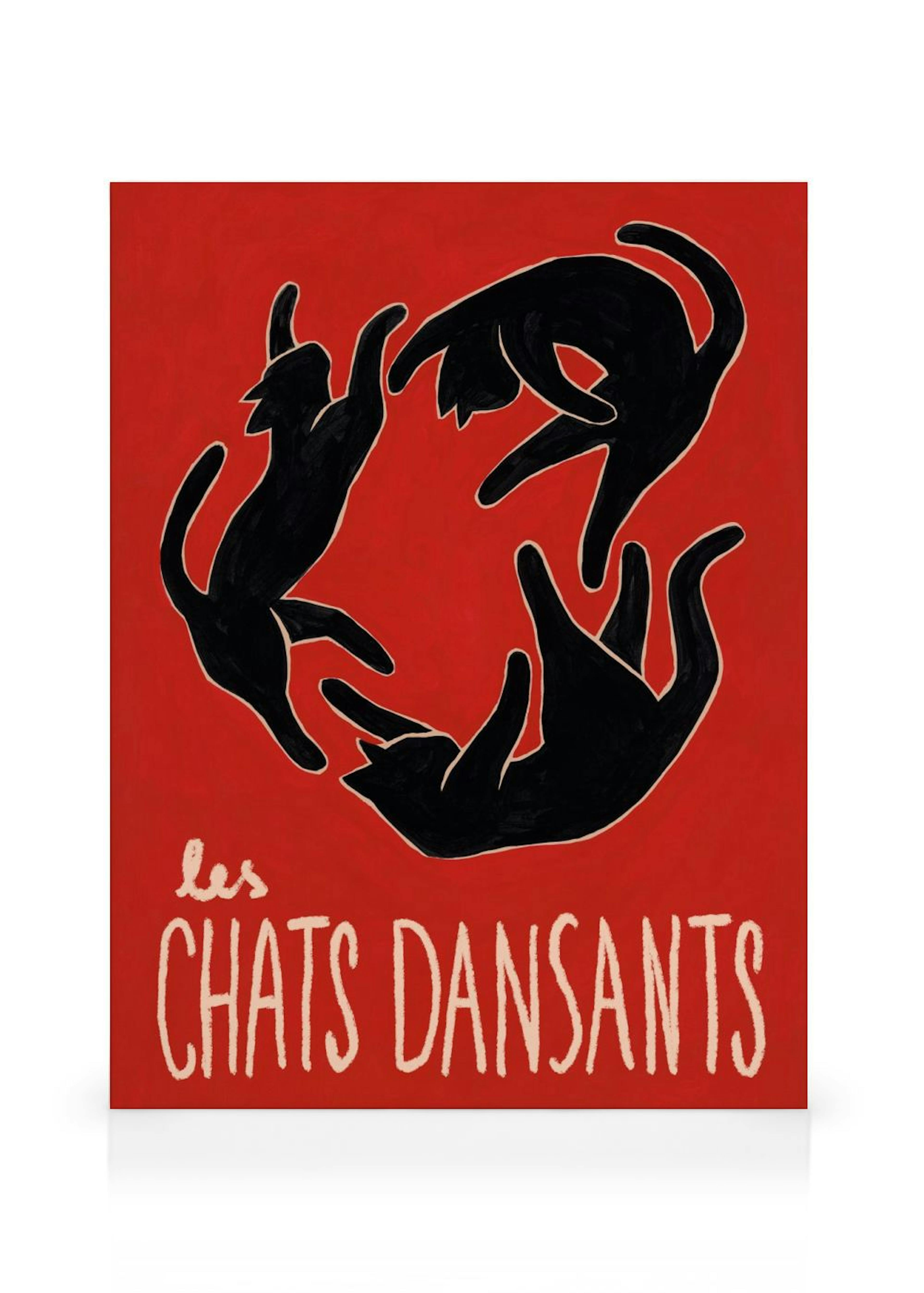 Les Chats Dansants Canvastavla