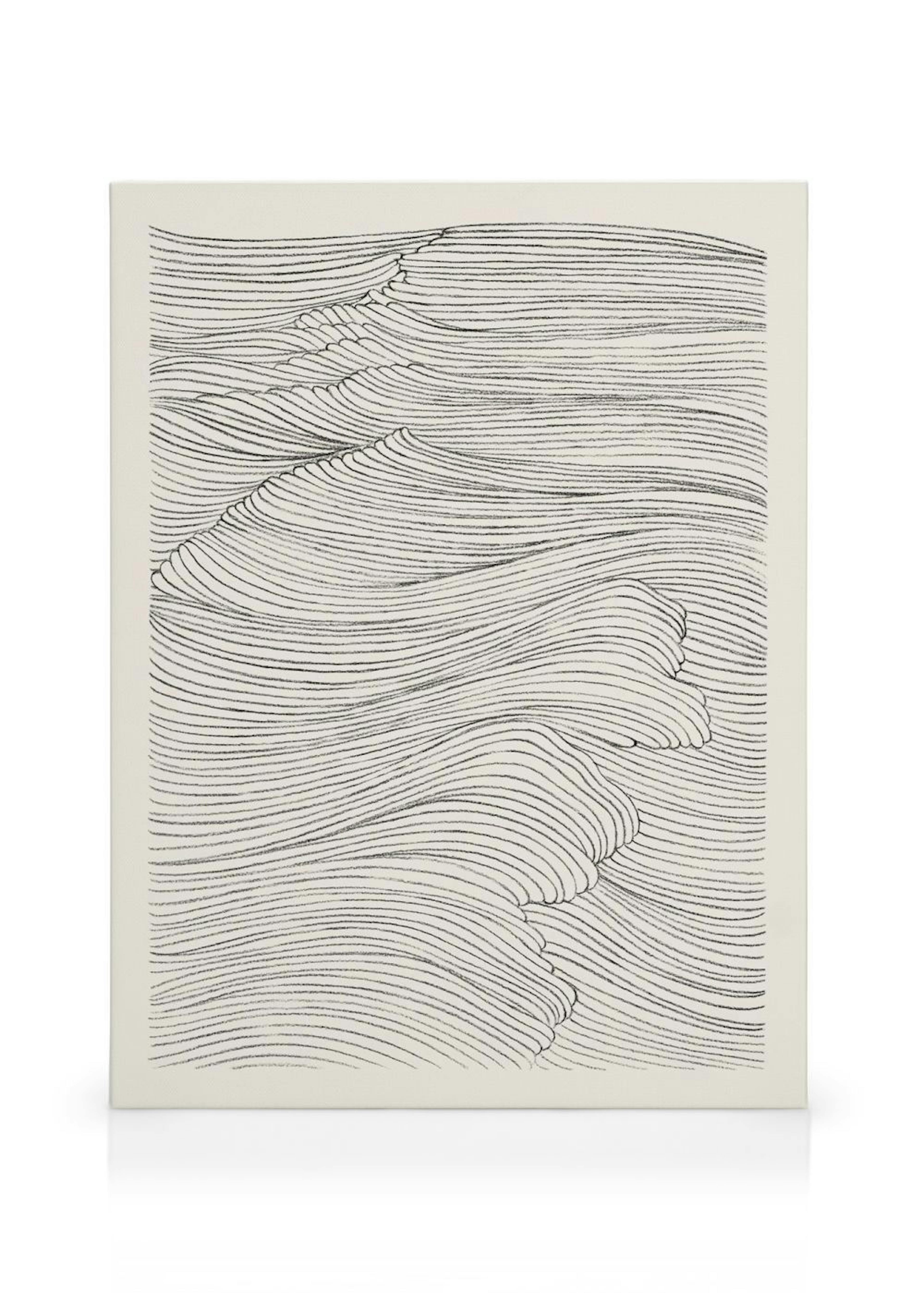 Waves in Line Lienzo