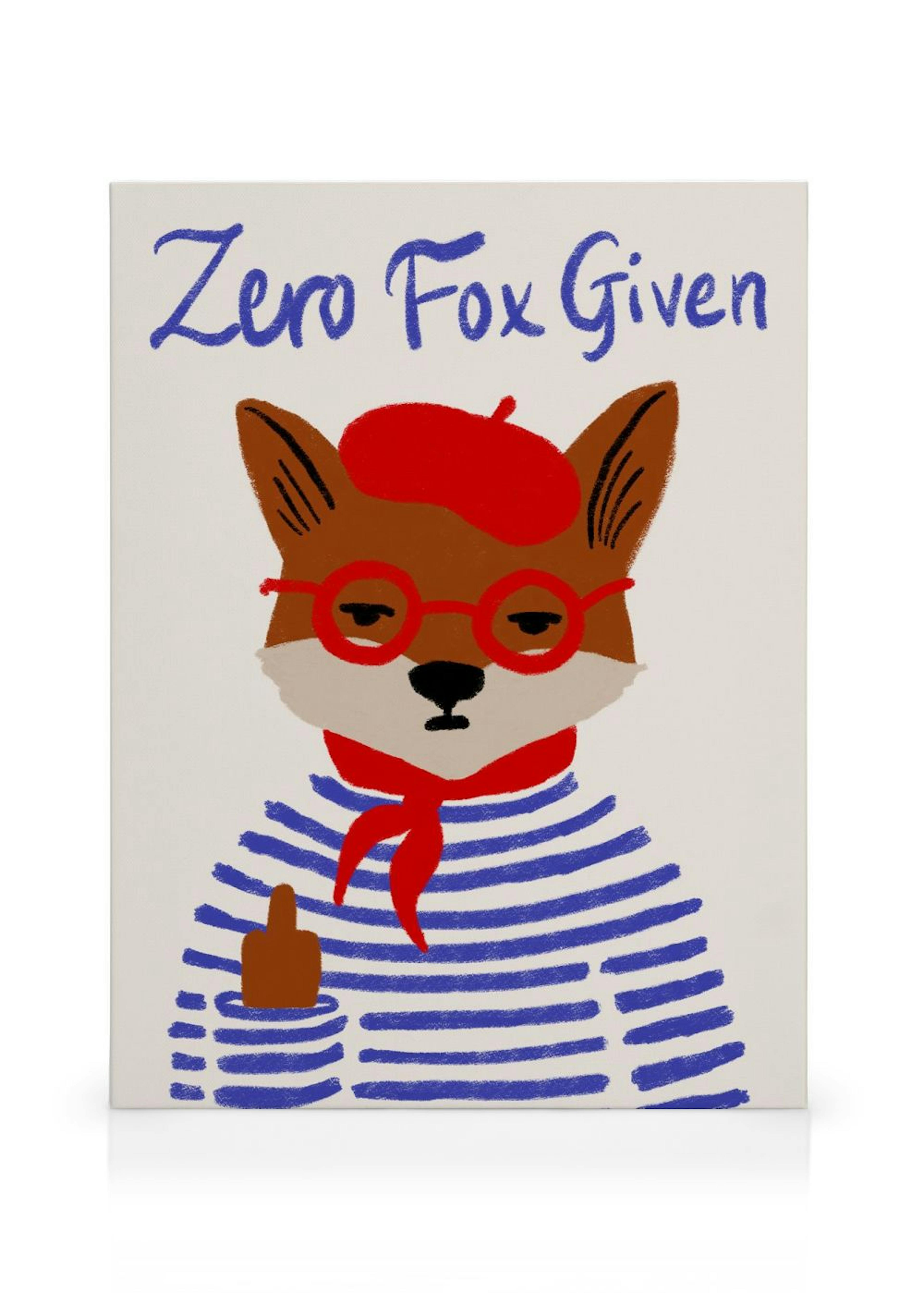 Zero Fox Given Leinwand