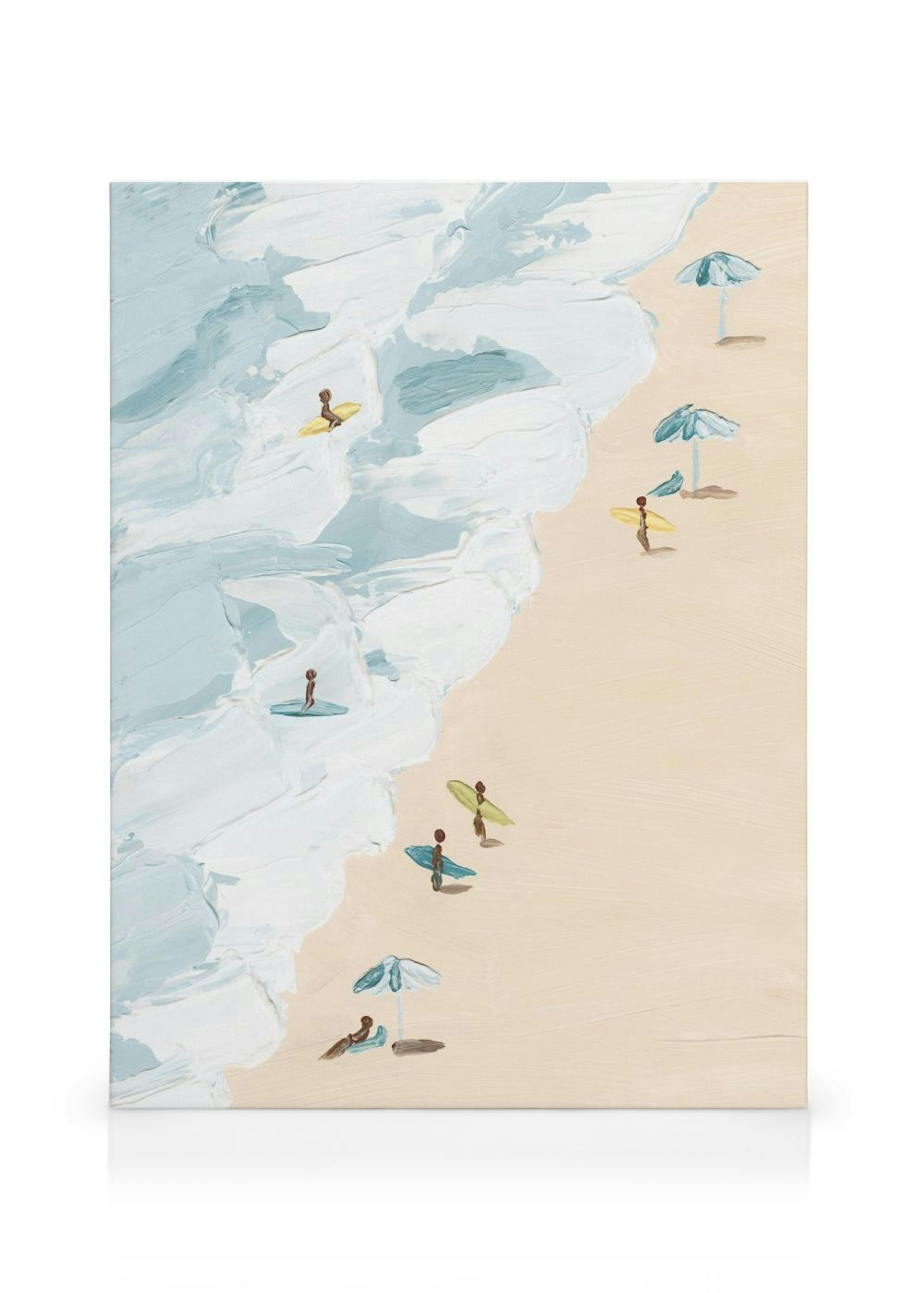 Surfer Beach Leinwandbild