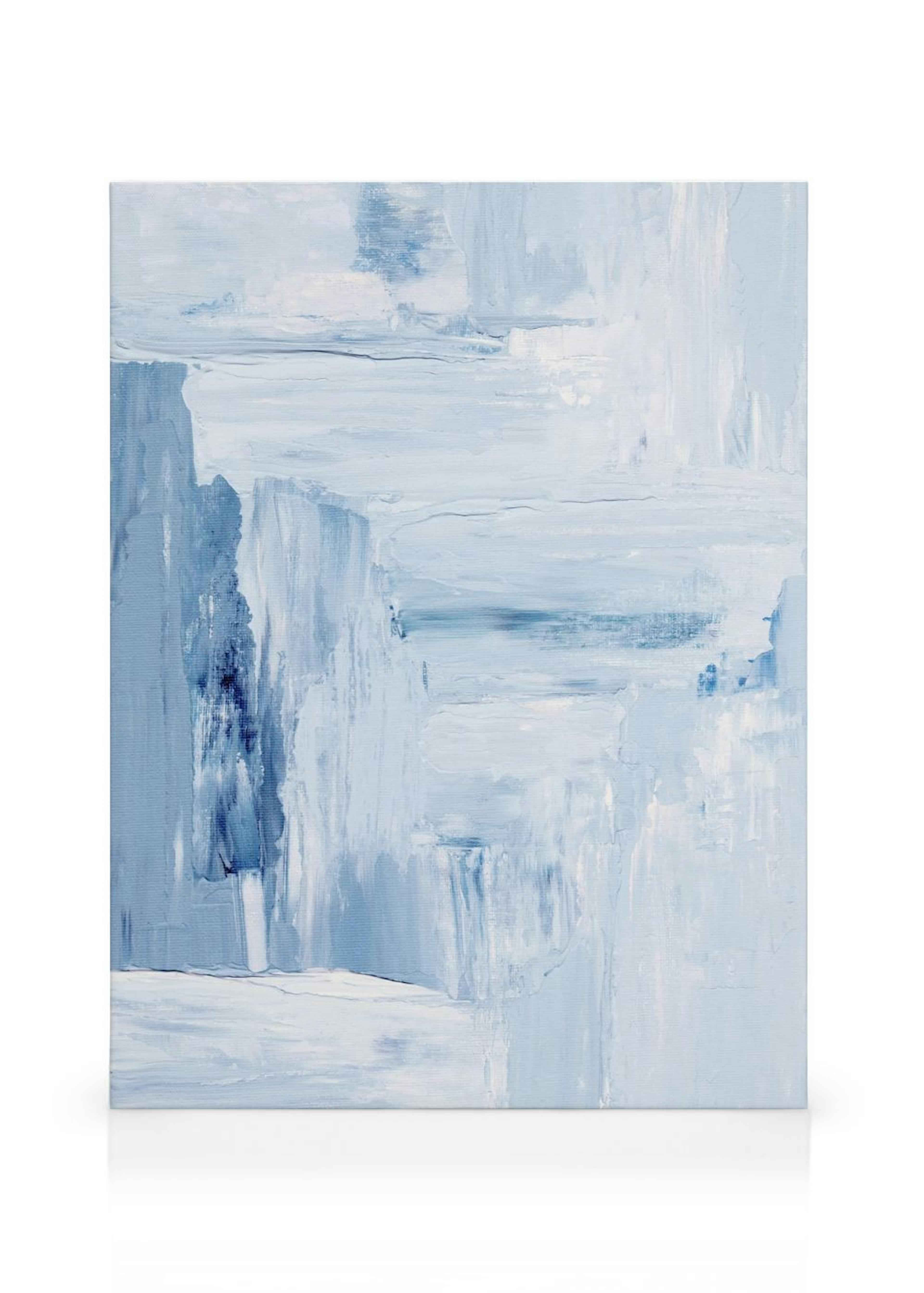 Blue Abstract Painting Toile