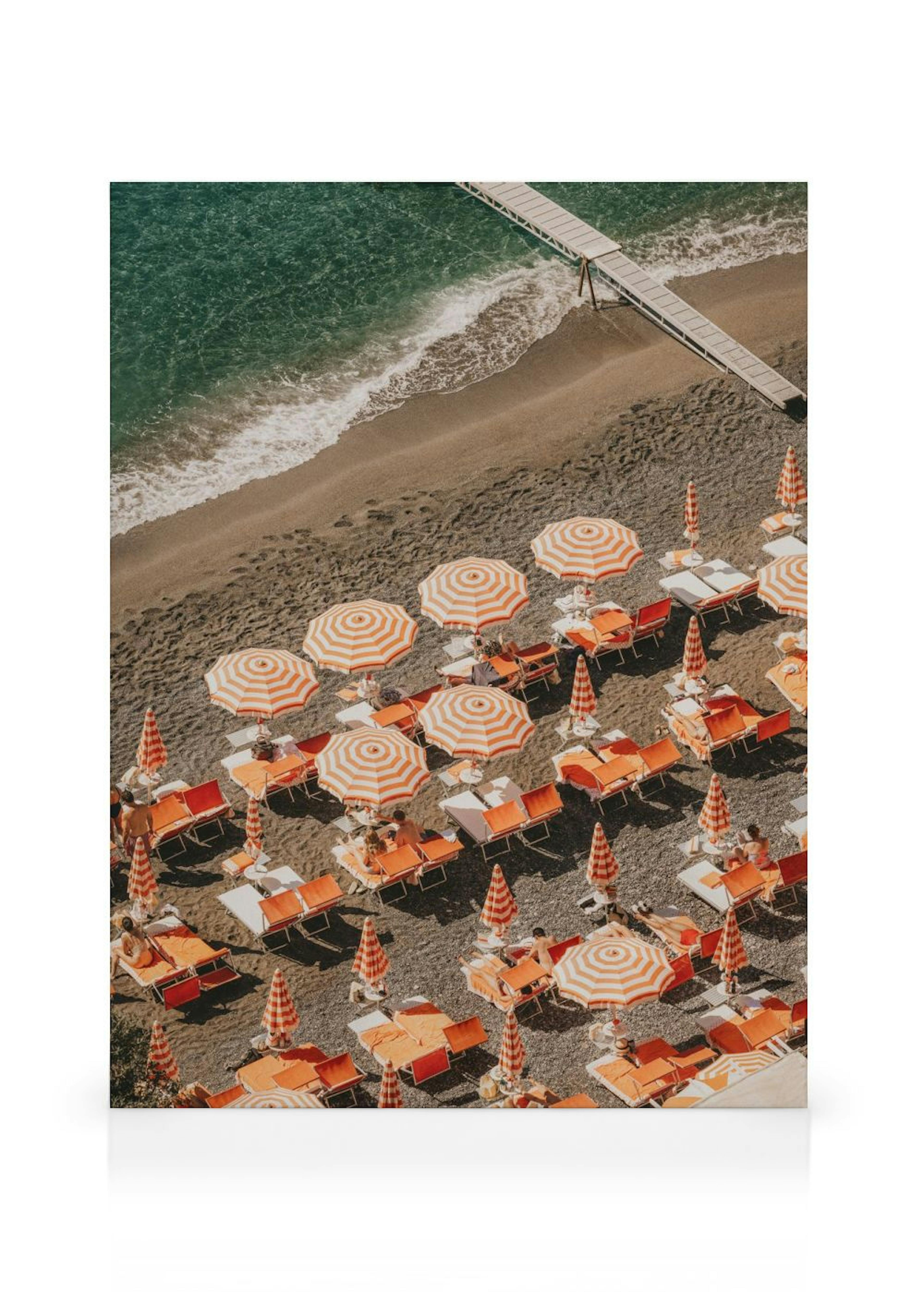 Positano Beach Club Leinwandbild