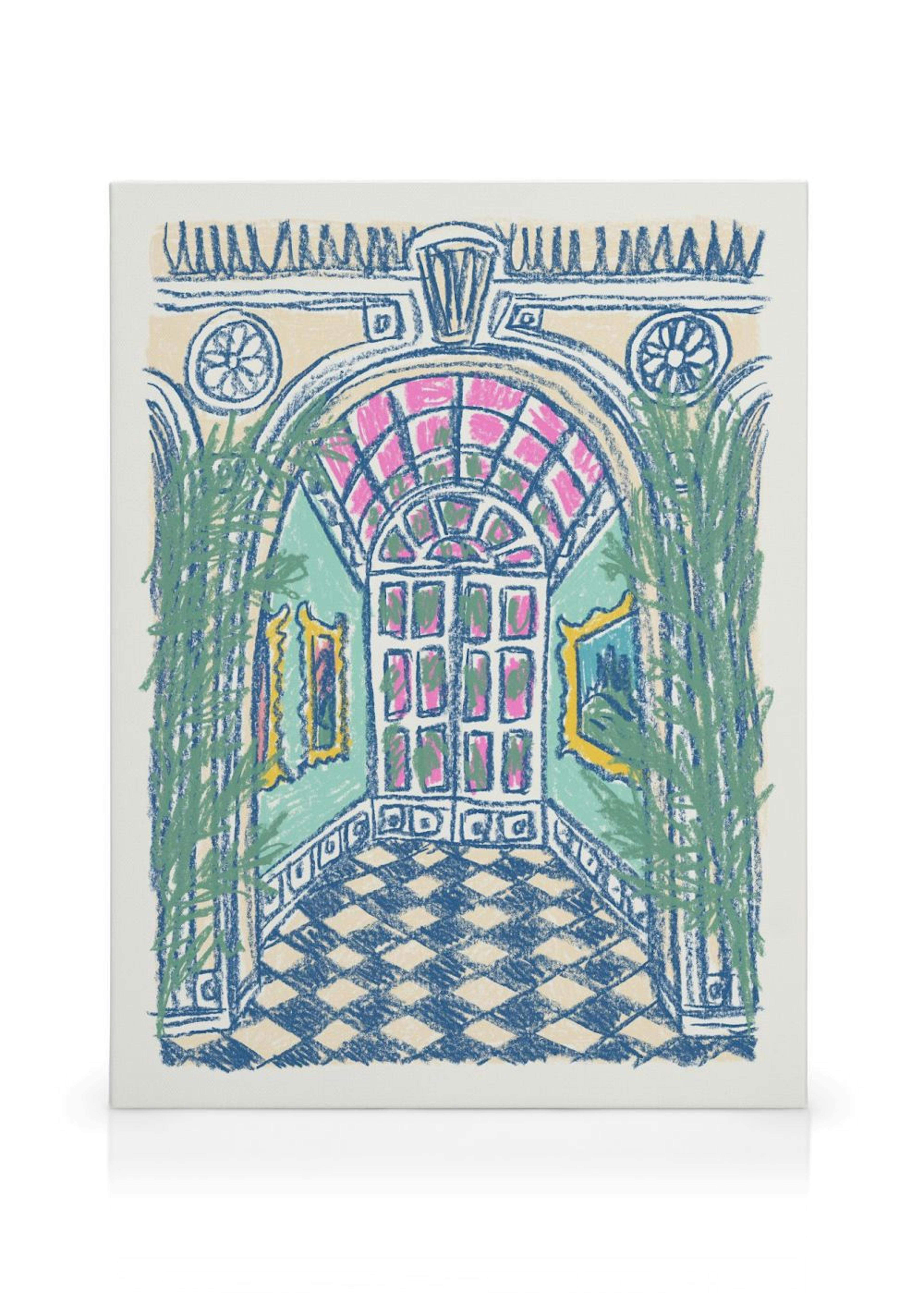 Grand Palace Hallway Canvas print