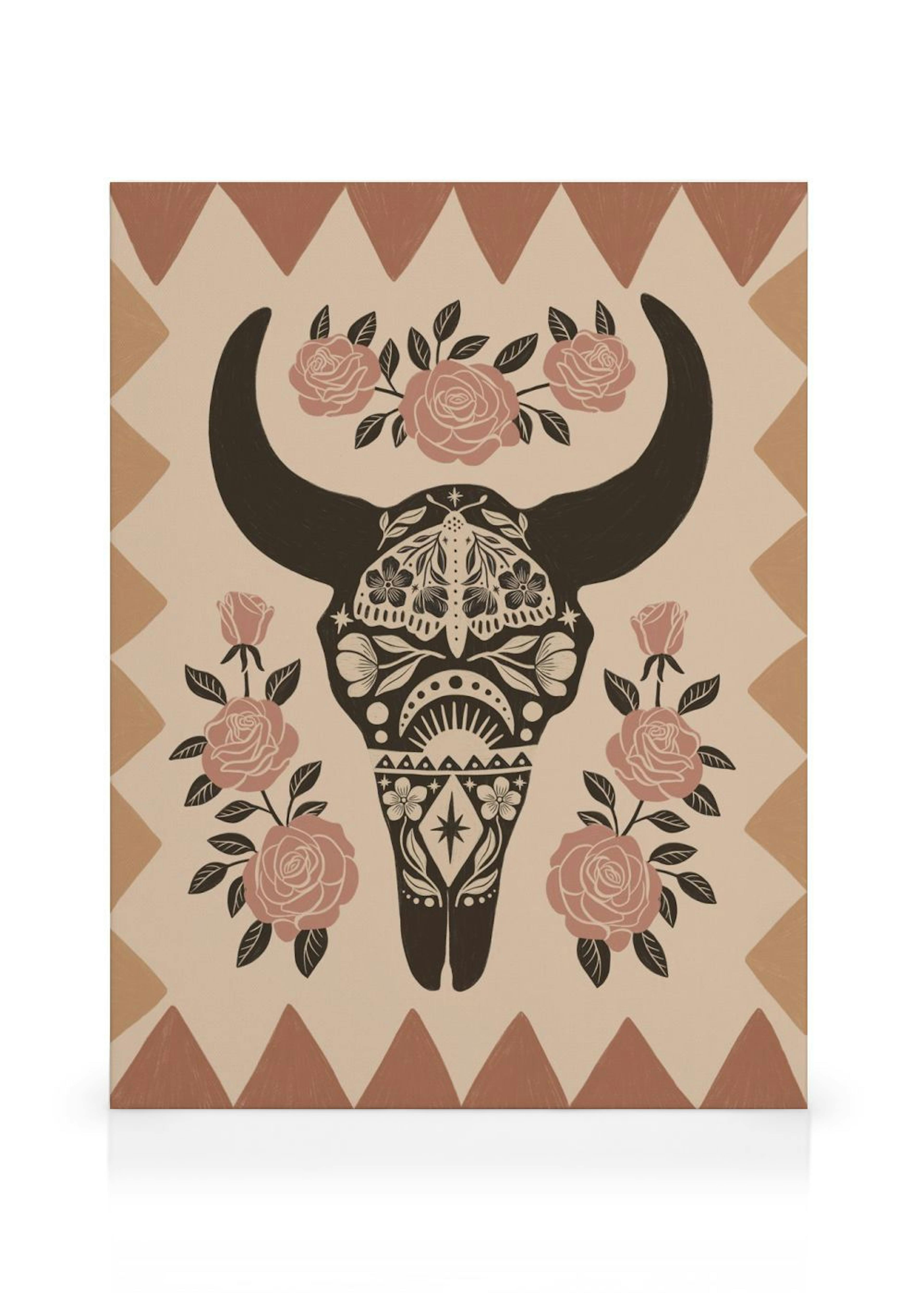 Blossom Bull Toile