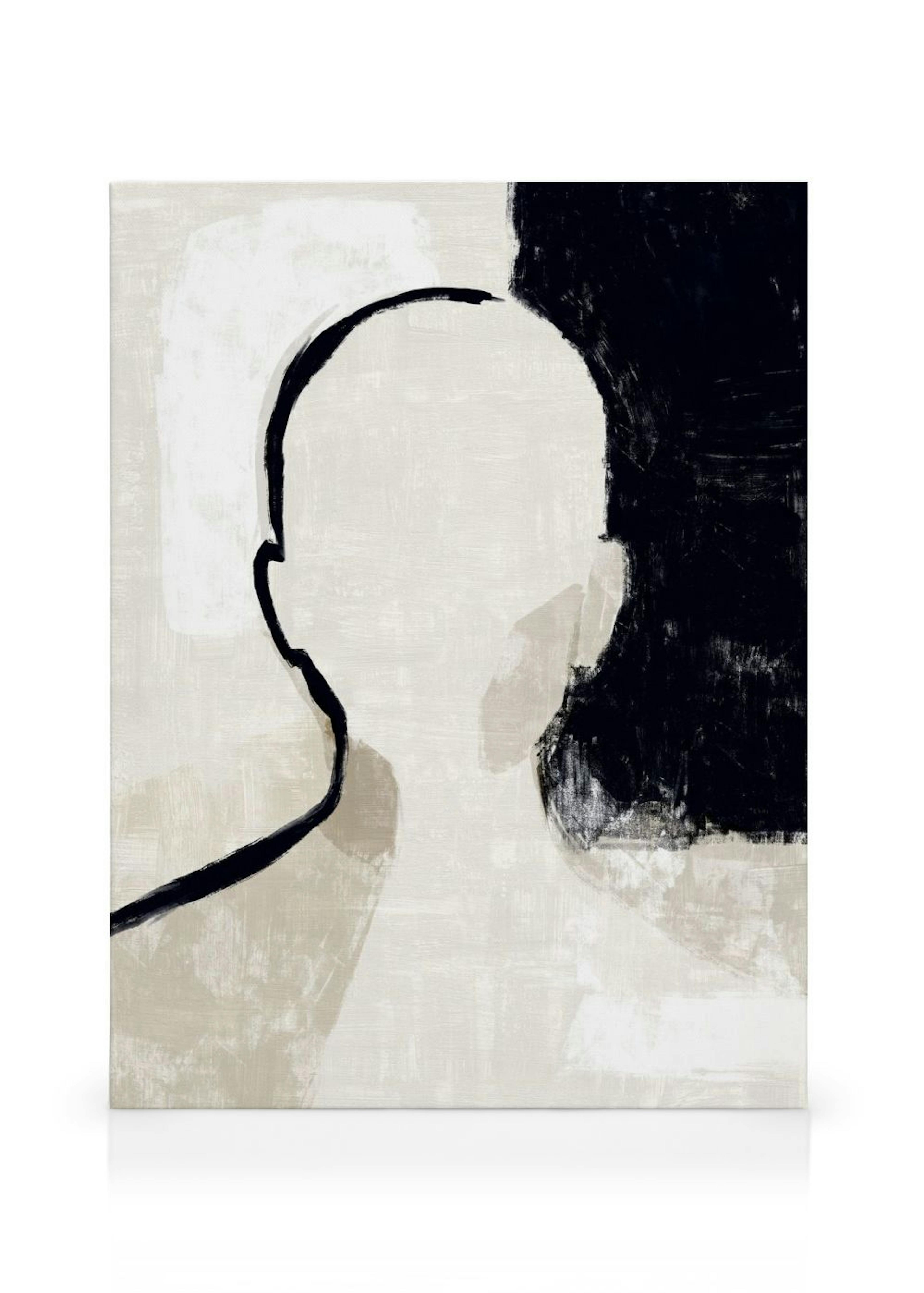 Painted Anonymous Canvastavla