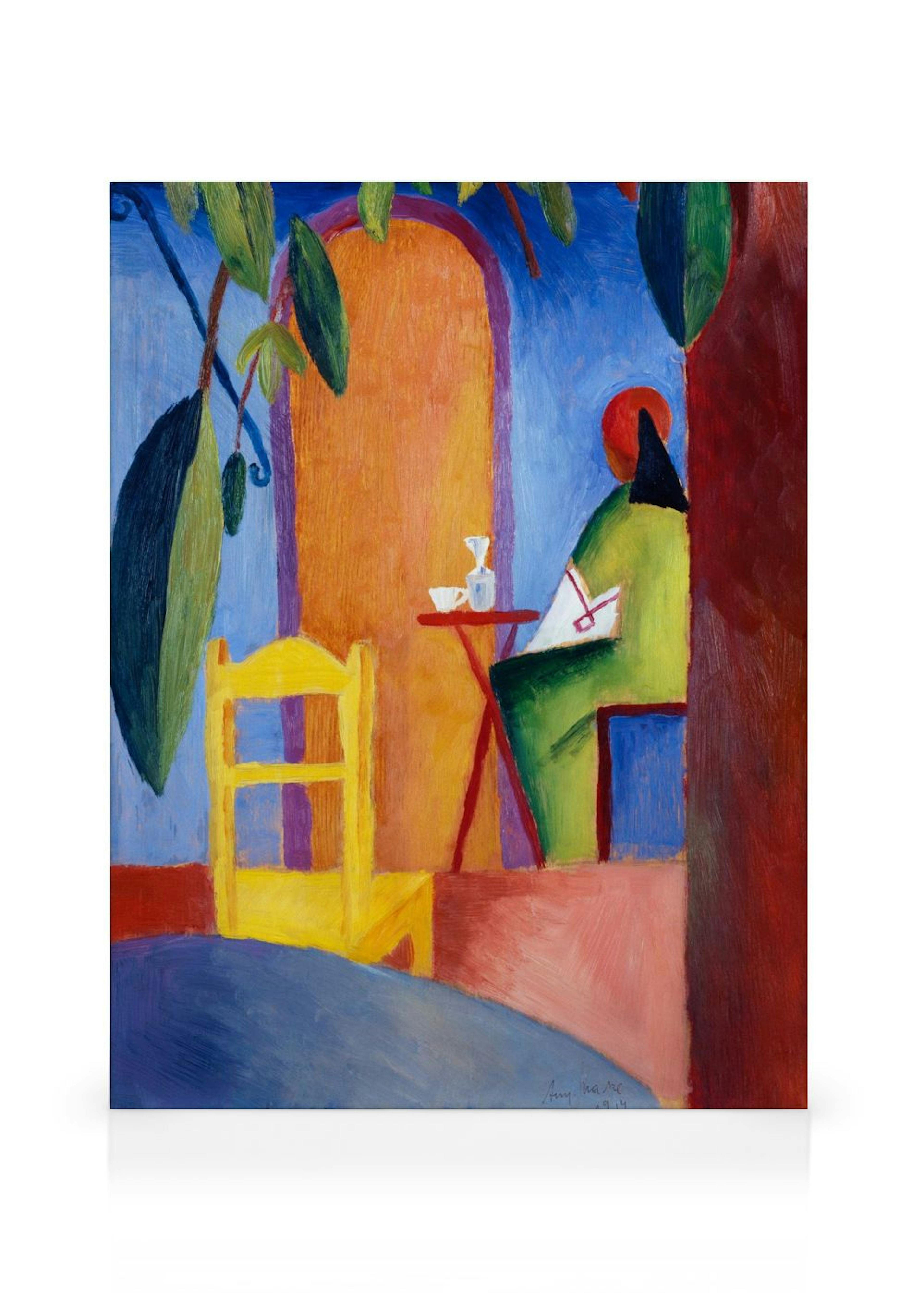 August Macke - Türkisches Café Leinwandbild
