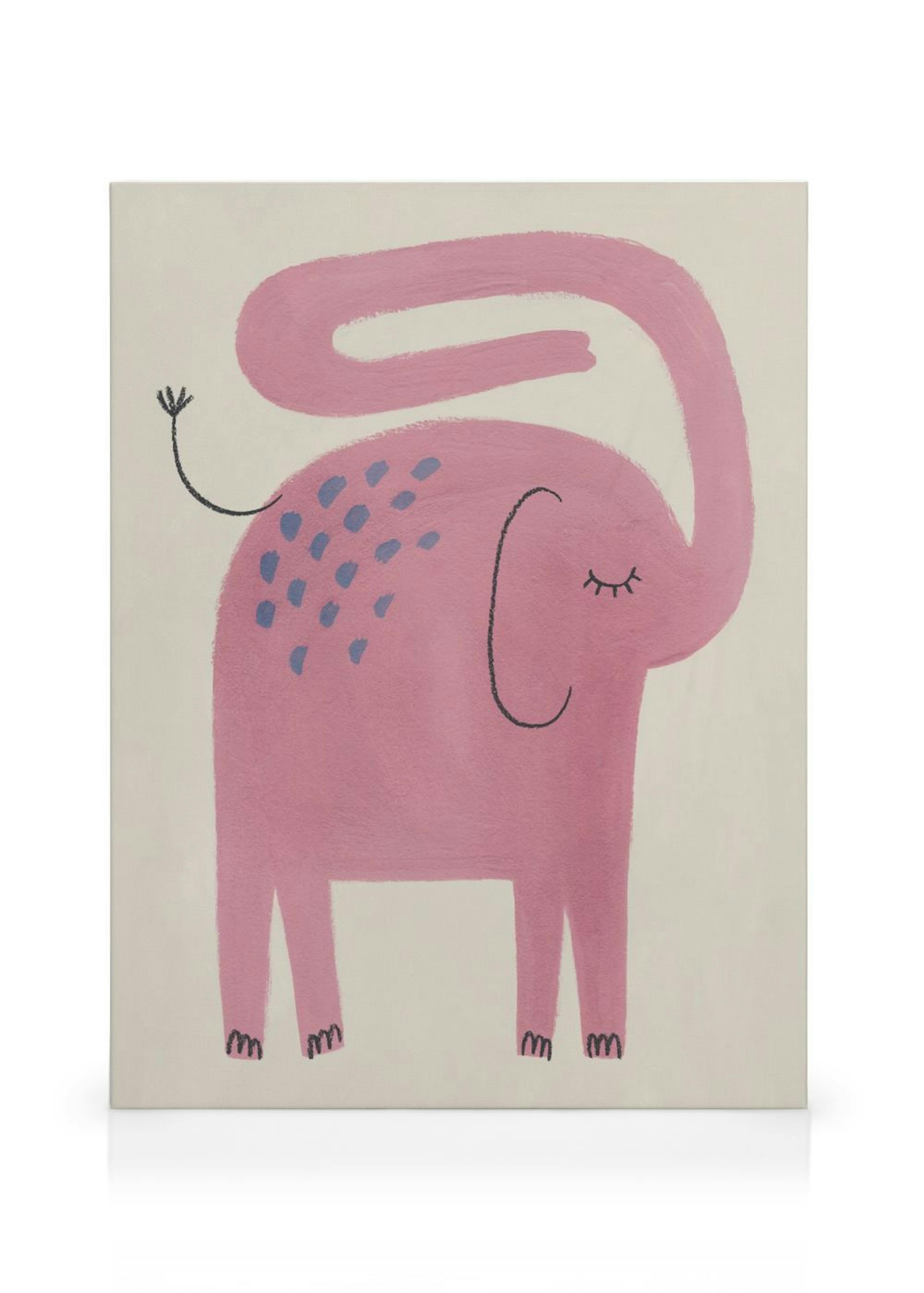 Elegant Elephant Canvas print