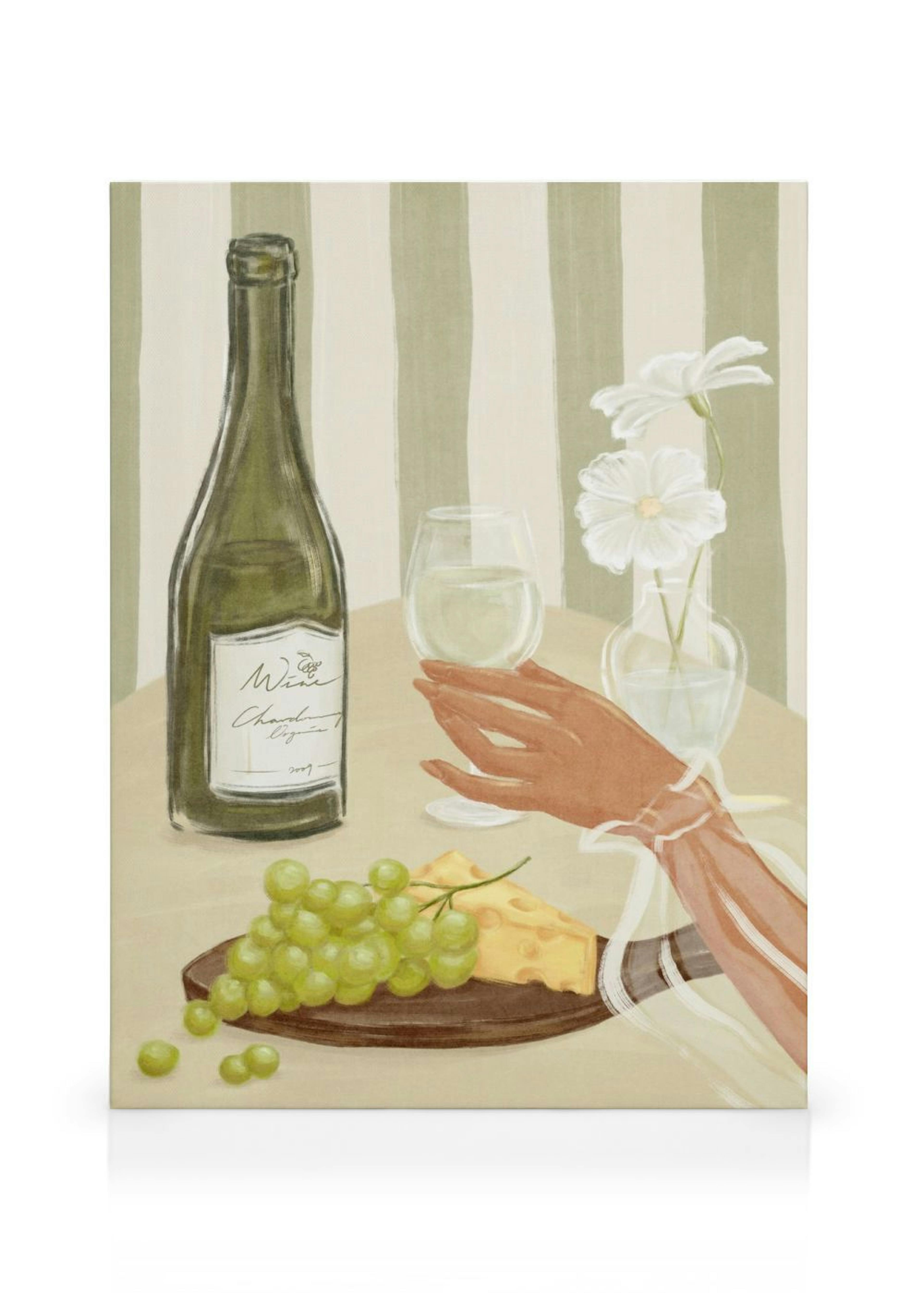 Time for Wine Lienzo