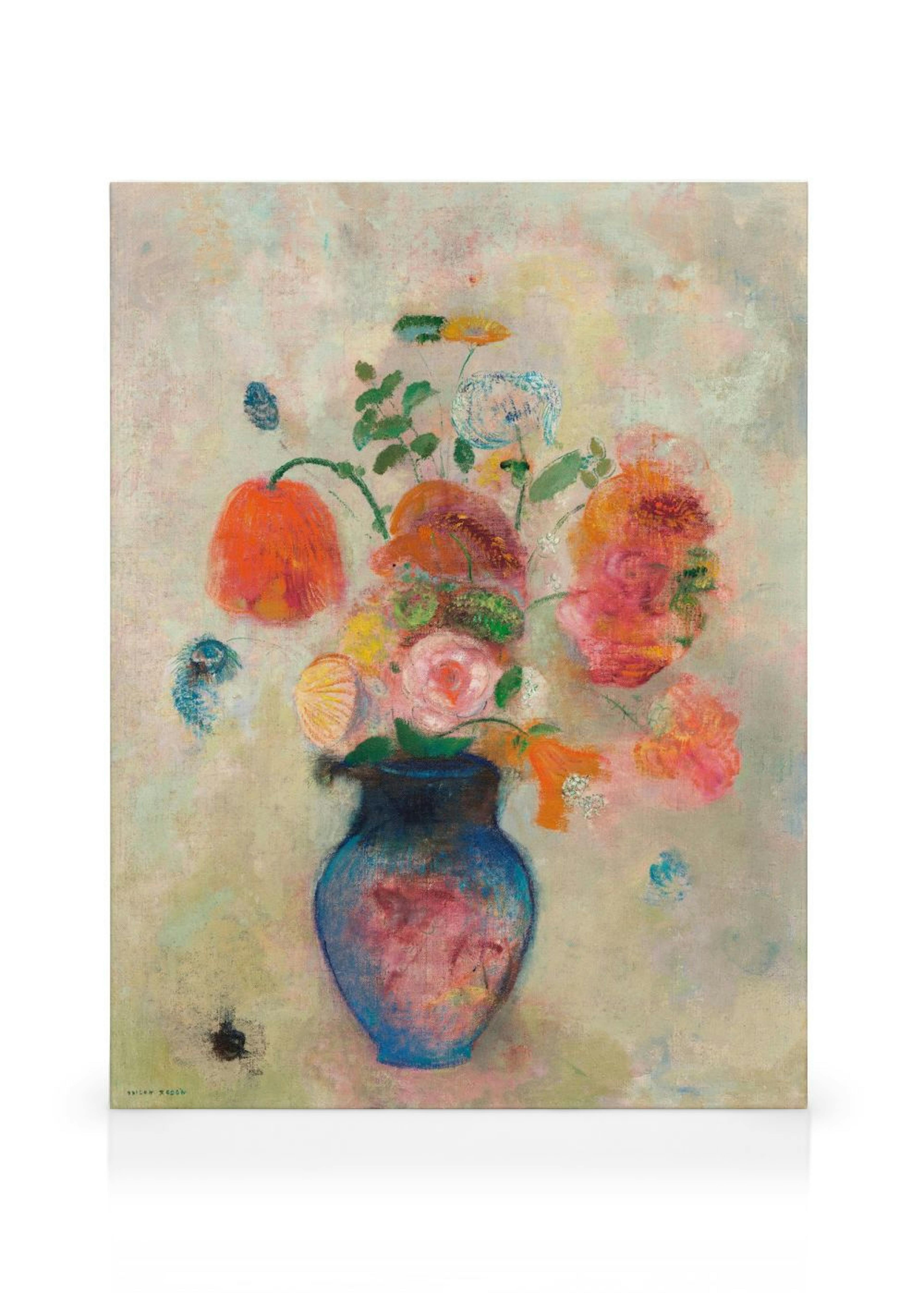Odilon Redon - Large Vase with Flowers Canvas print