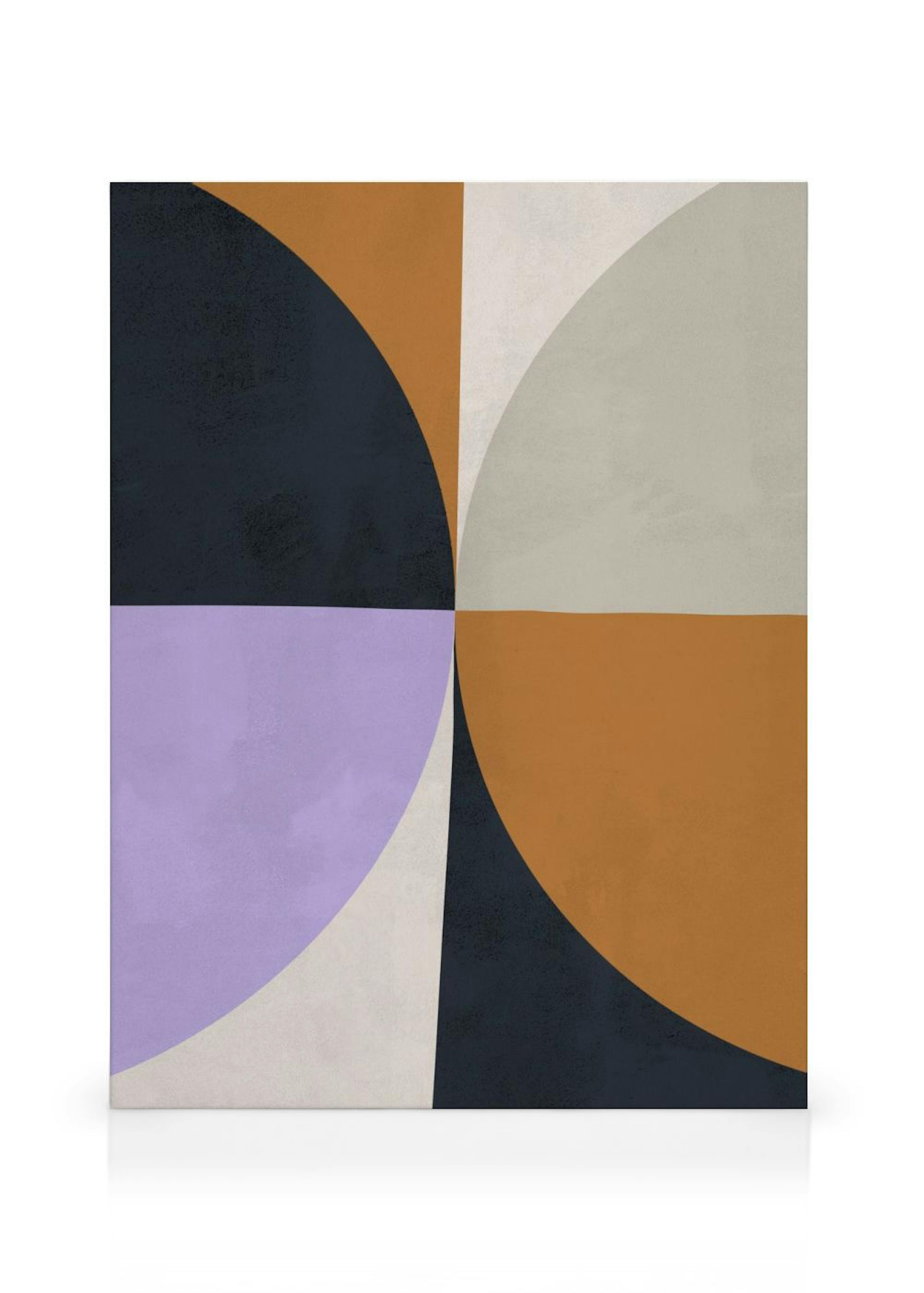 Irregular Shapes No1 Stampa su Tela