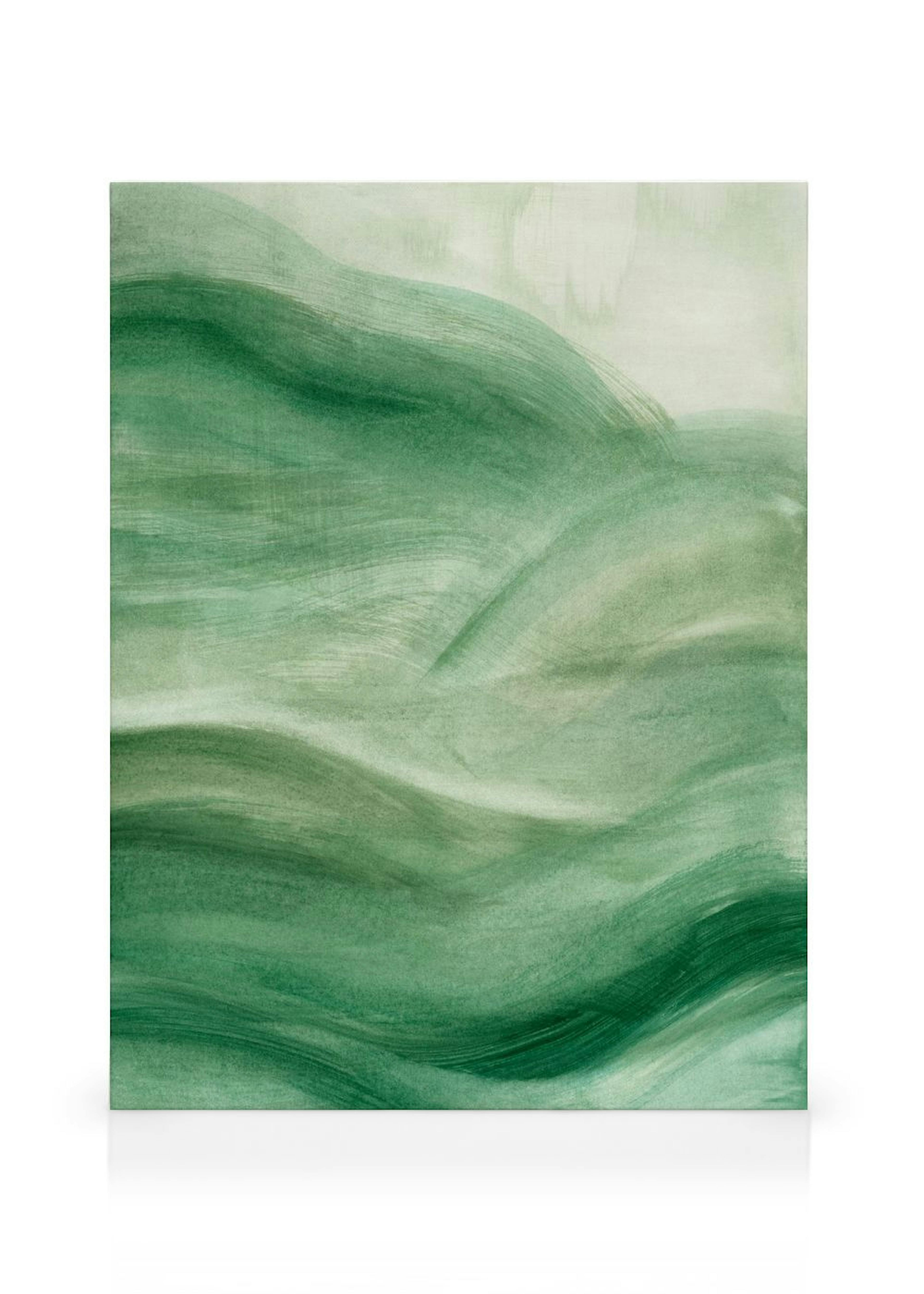 Flowy Green No2 Kanvaasi