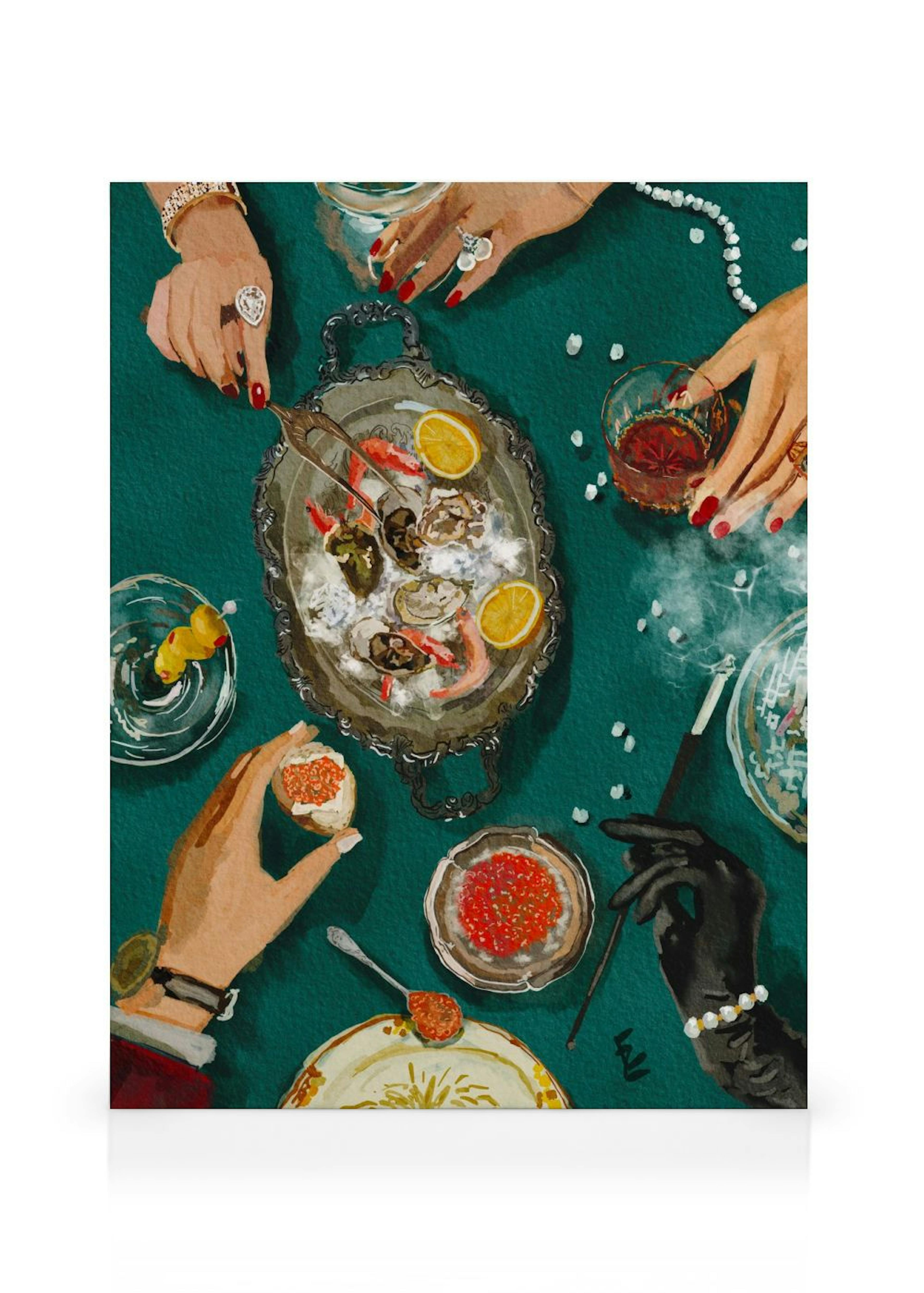 Ekaterina Zagorska - Luxury Dinner Toile