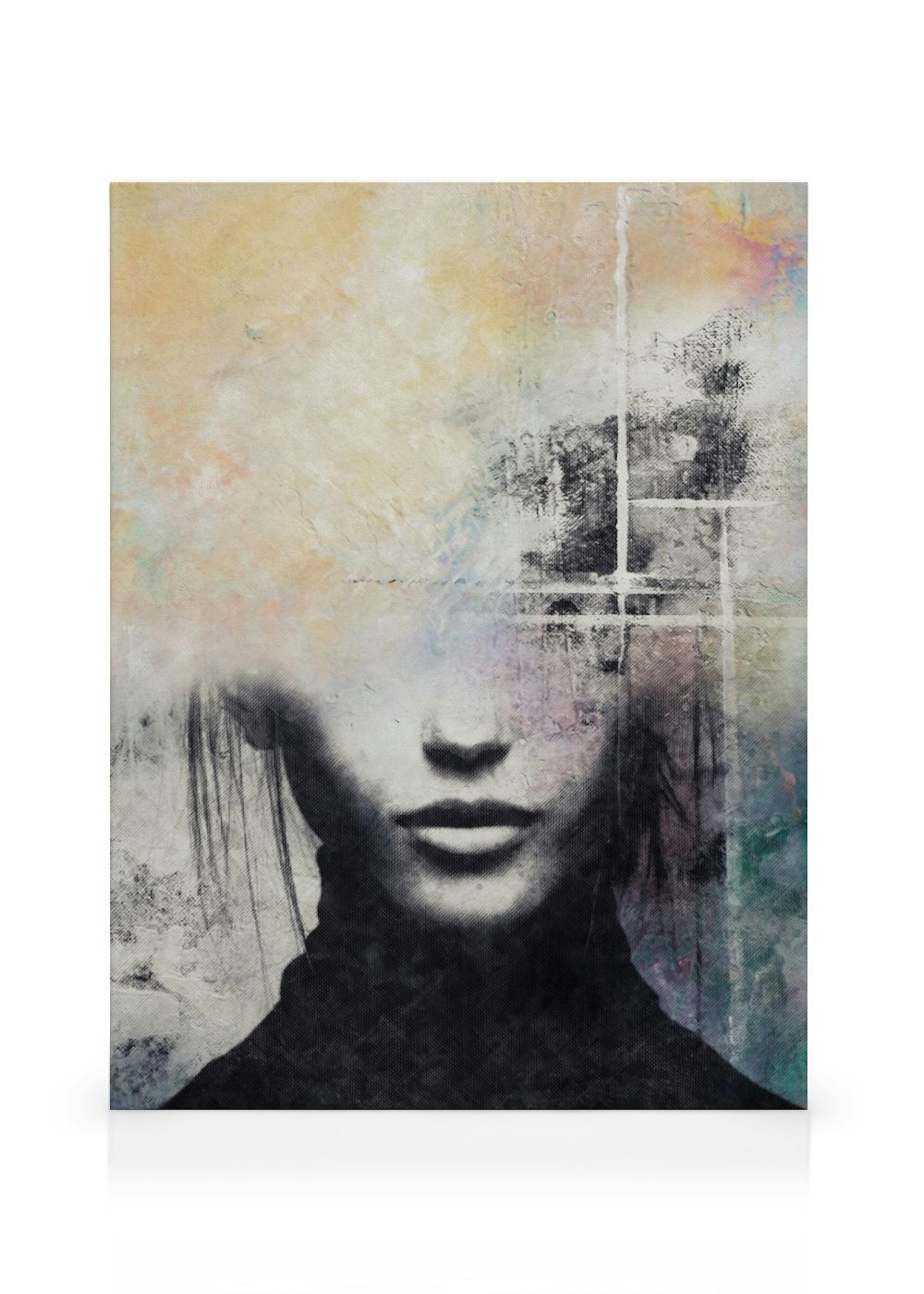 The Concept of Beauty Canvas print