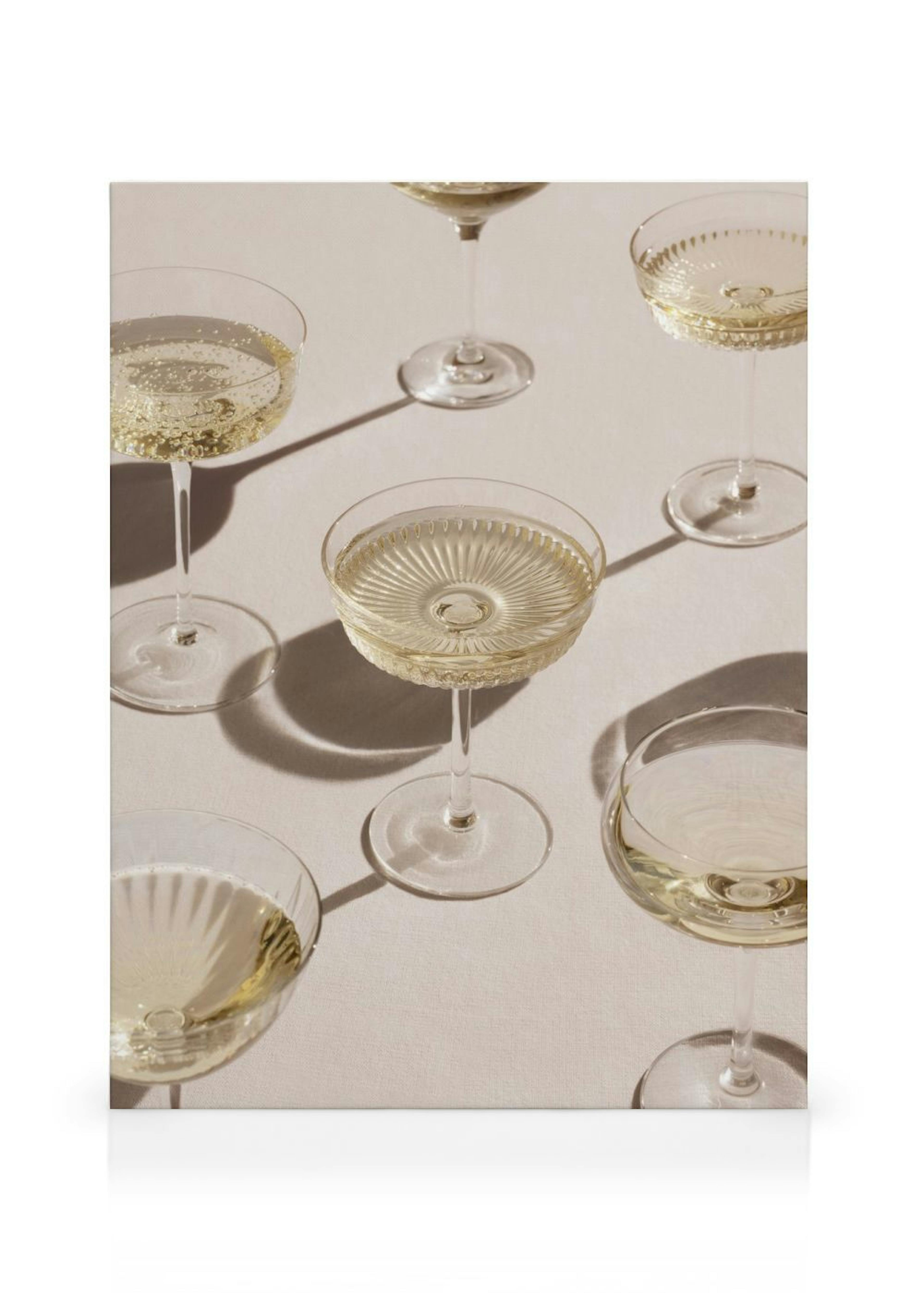 Glasses of Champagne Leinwandbild