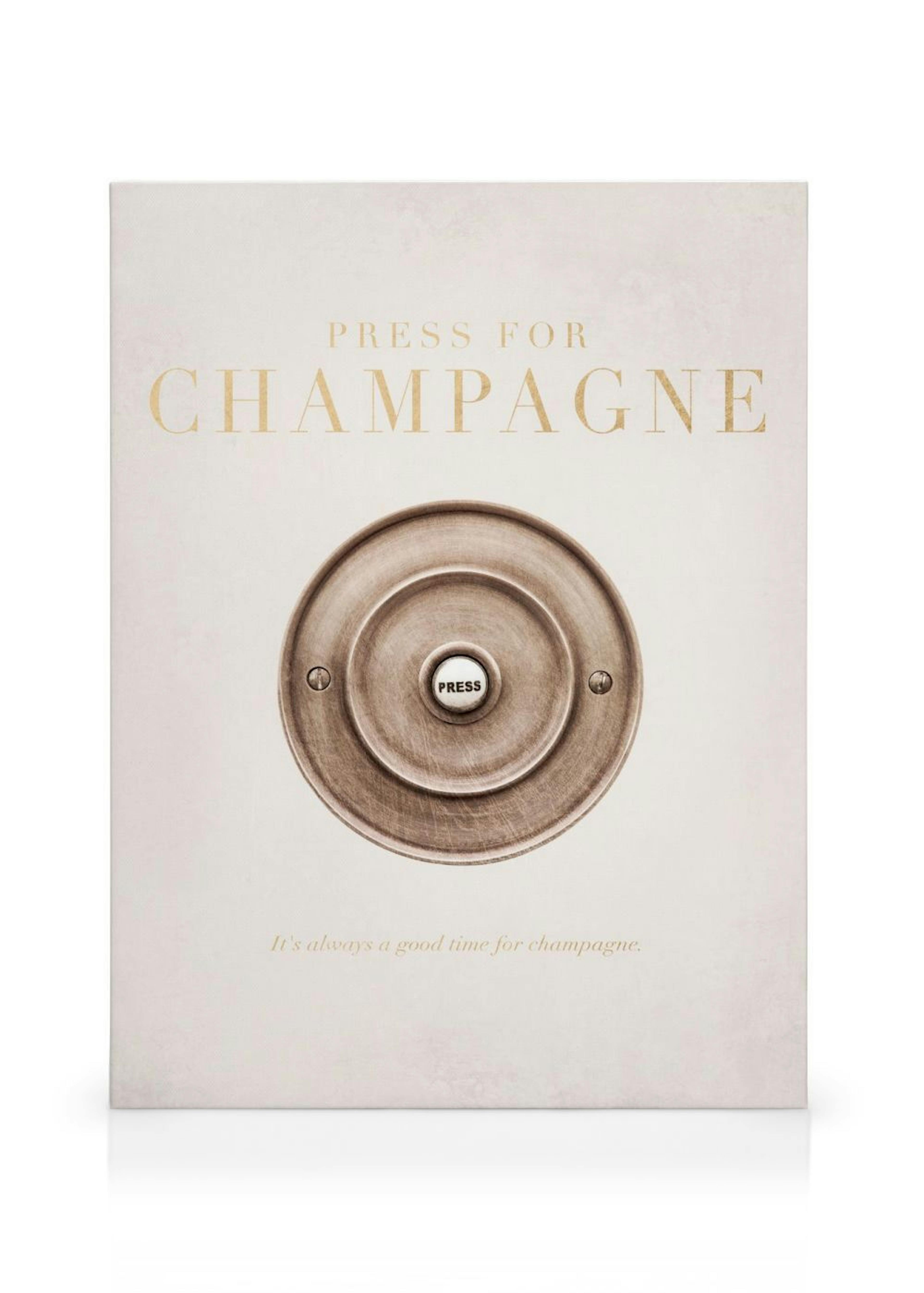 Press for Champagne Tableau sur toile
