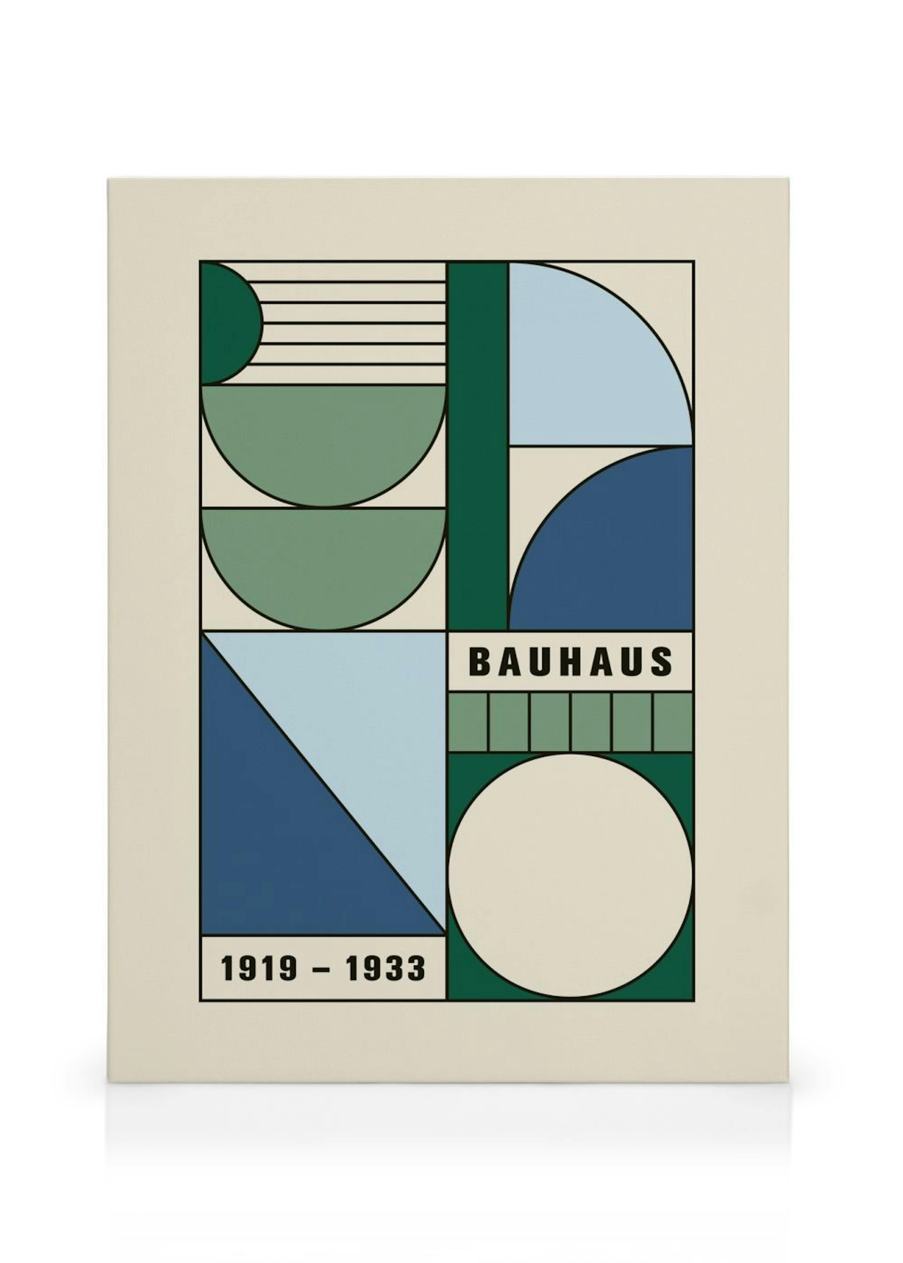 Bauhaus Composition Canvas