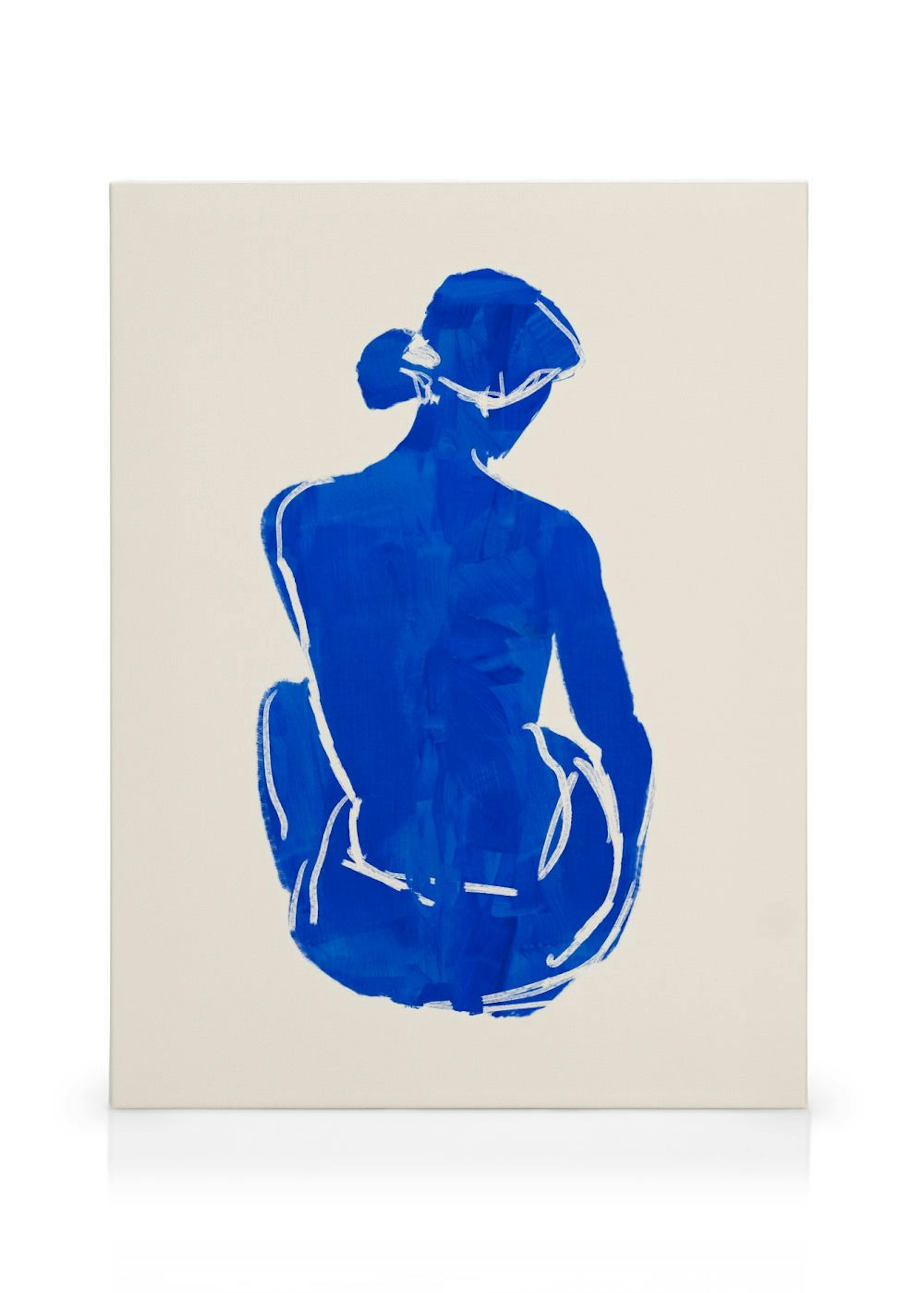 Blue Portrait No2 Toile