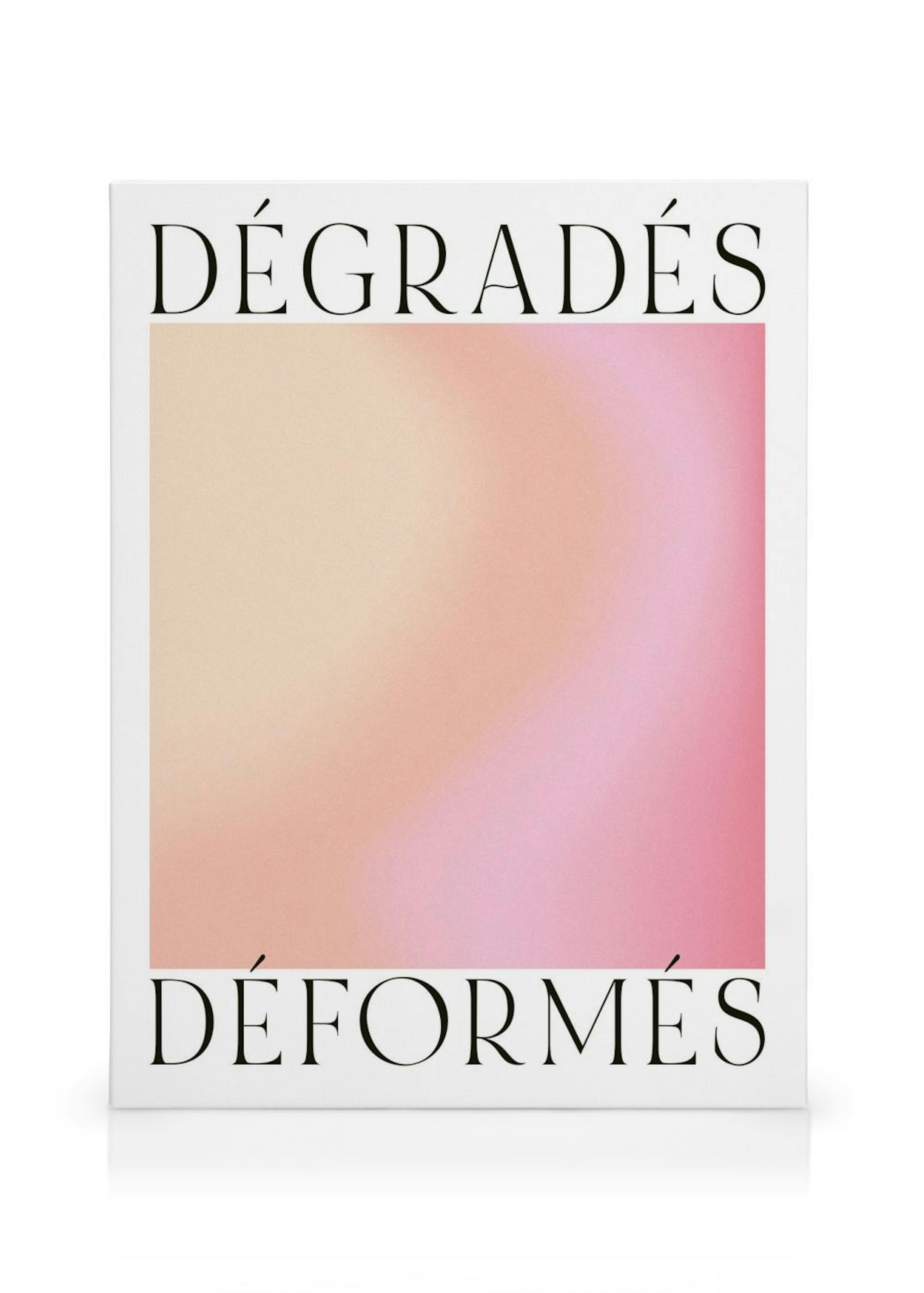 Distorted Gradients No1 Tableau sur toile