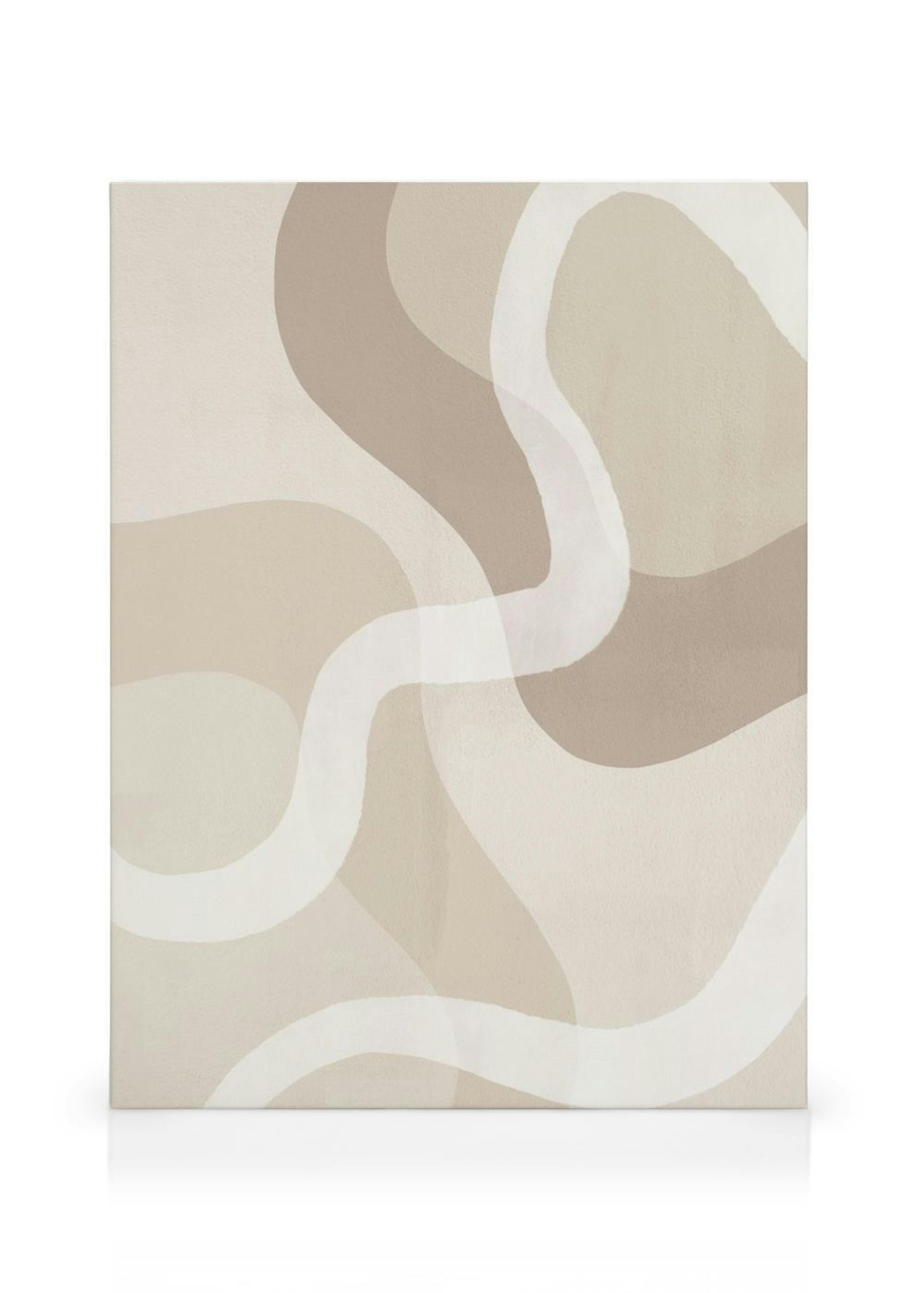 Beige Abstract No2 Toile