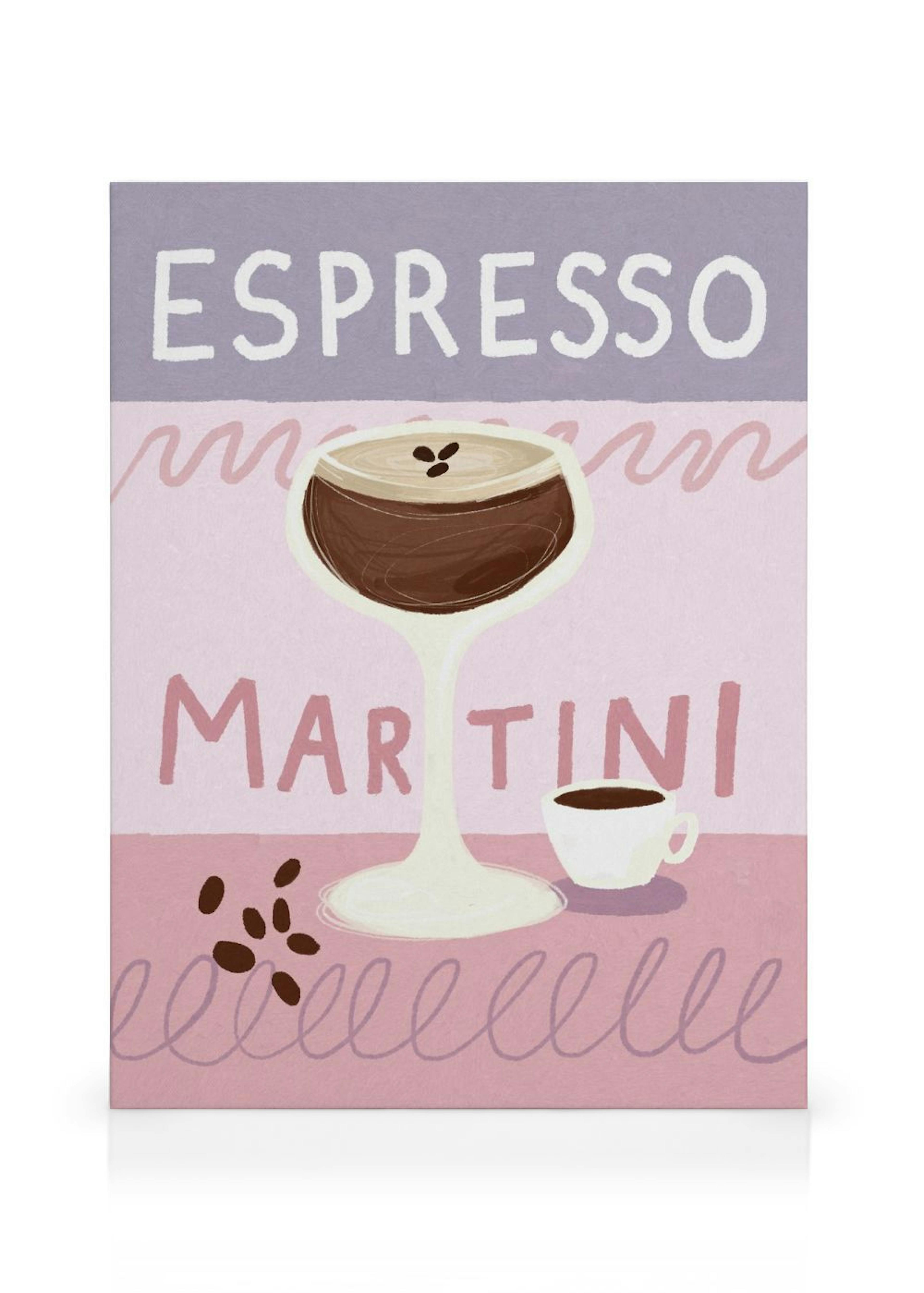 Espresso Martini Cocktail Lienzo