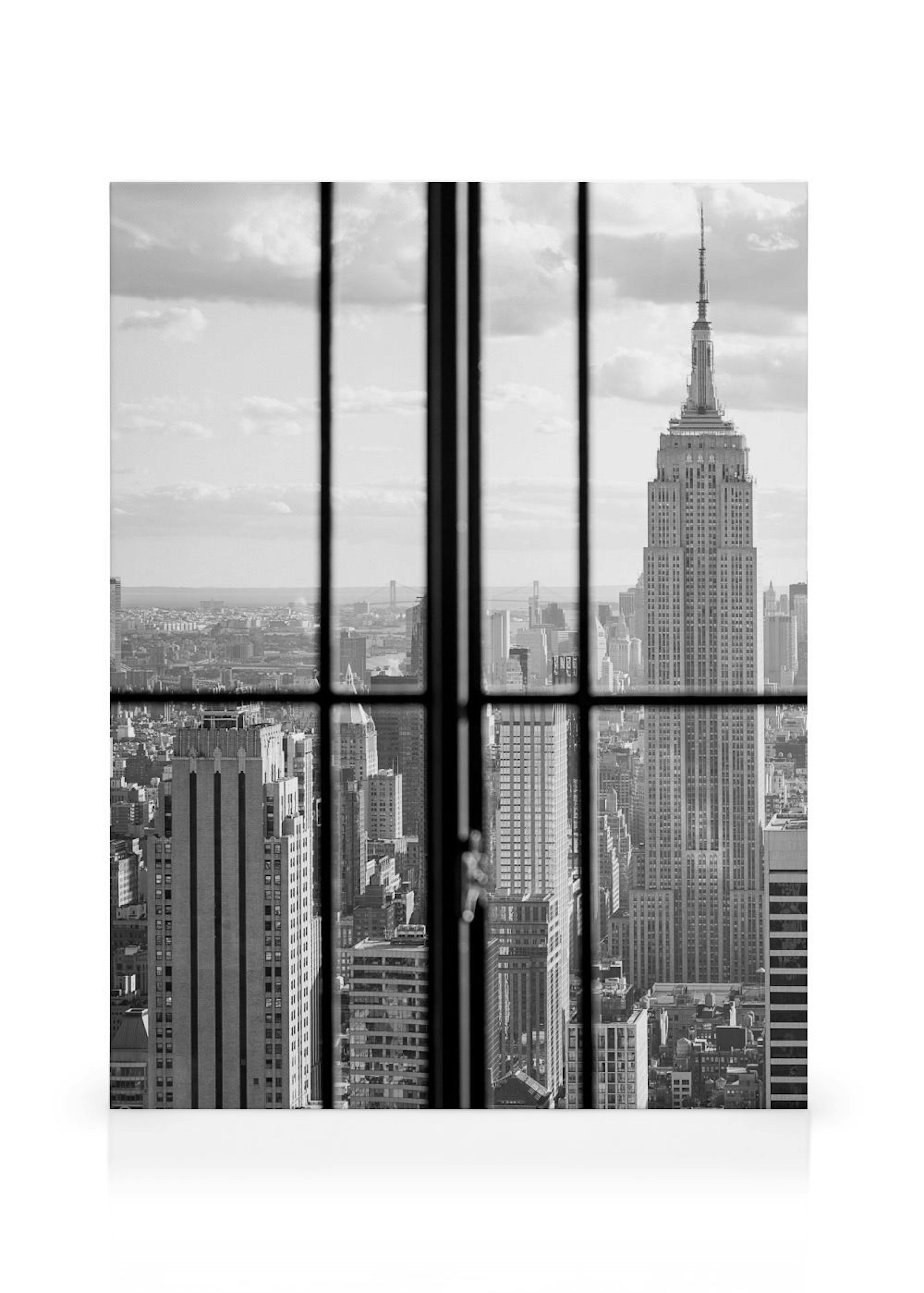 Manhattan Through a Window obraz na plátně