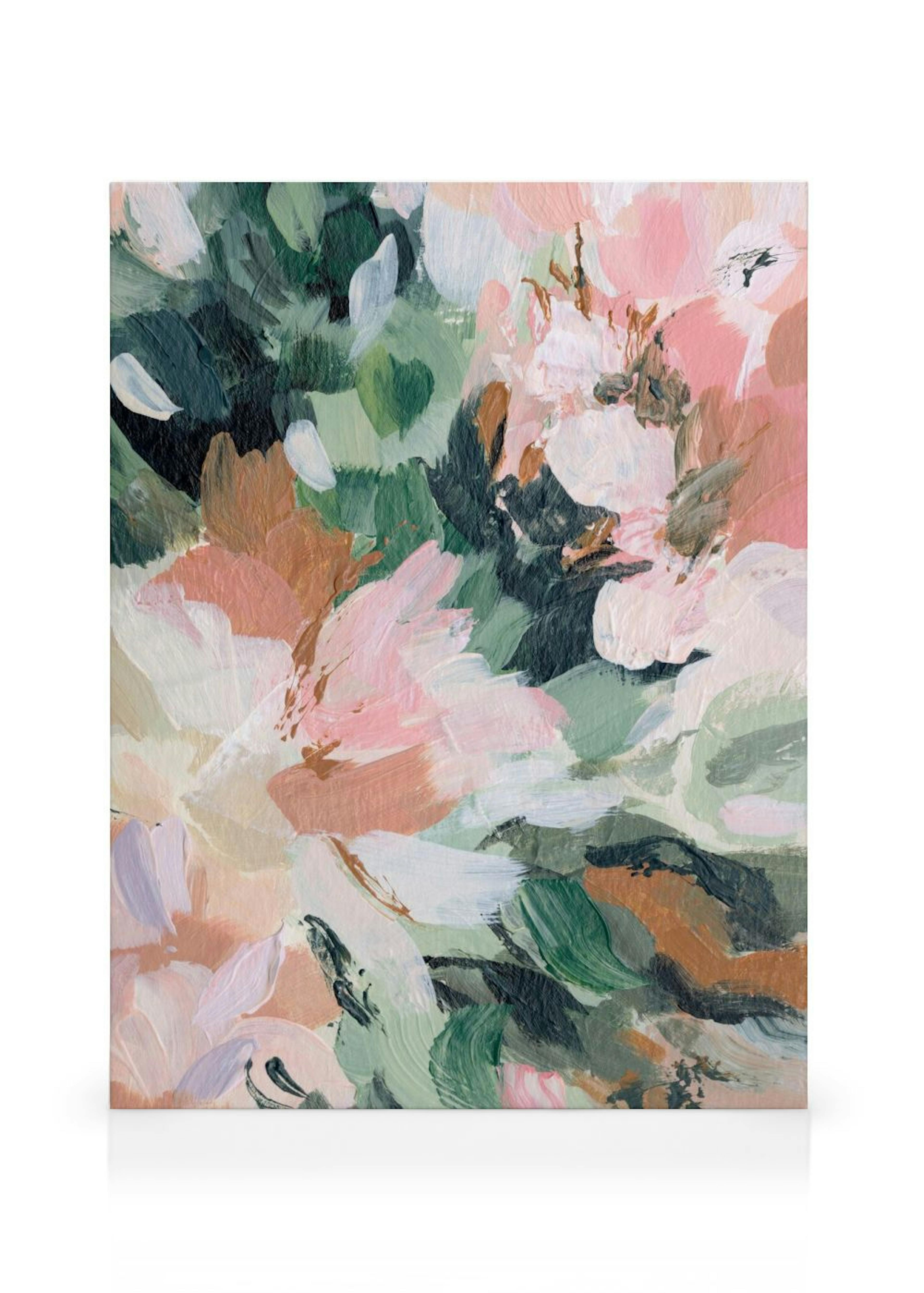 Fleurs Épanouies Lærred