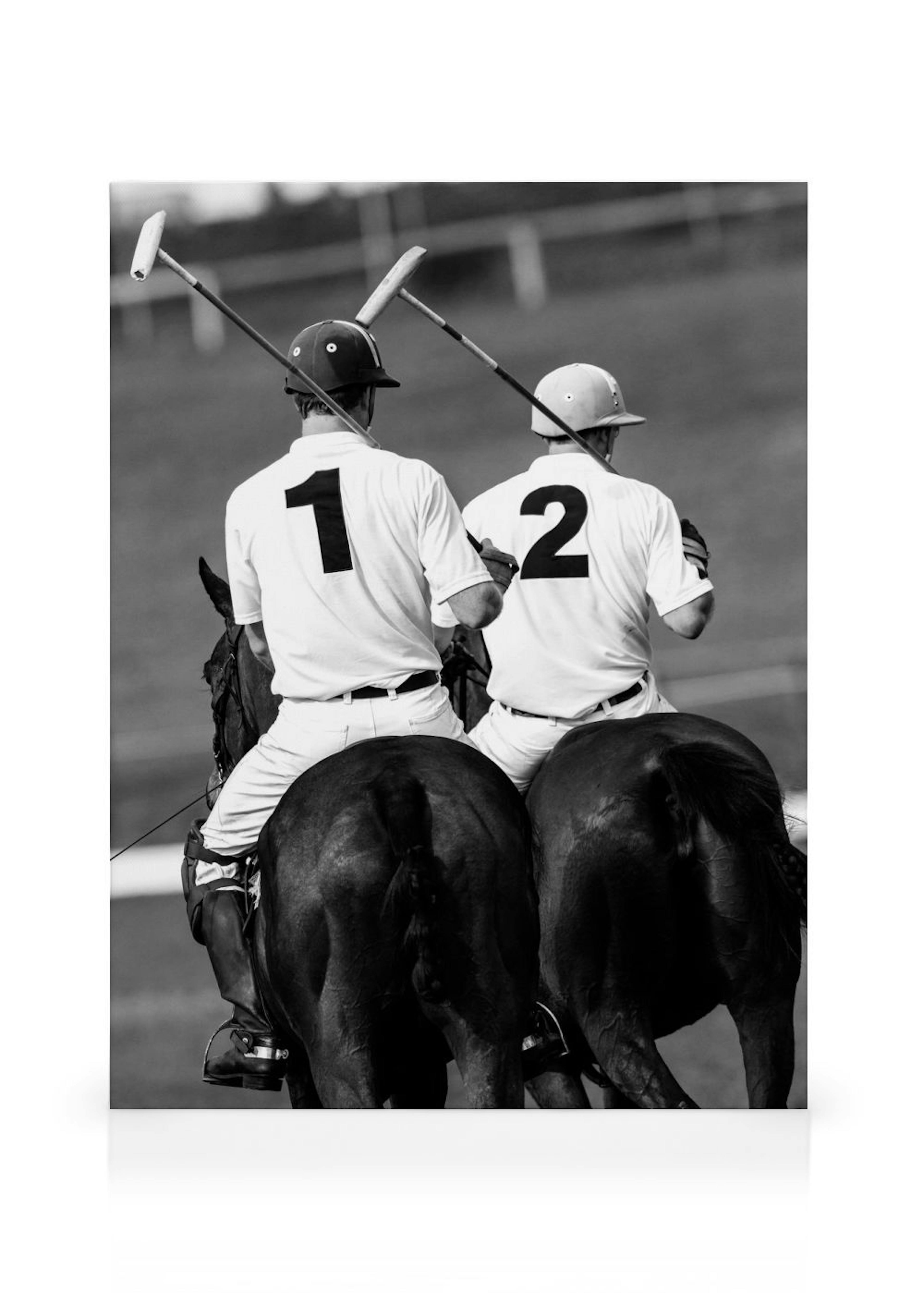 Polo Players Canvas print
