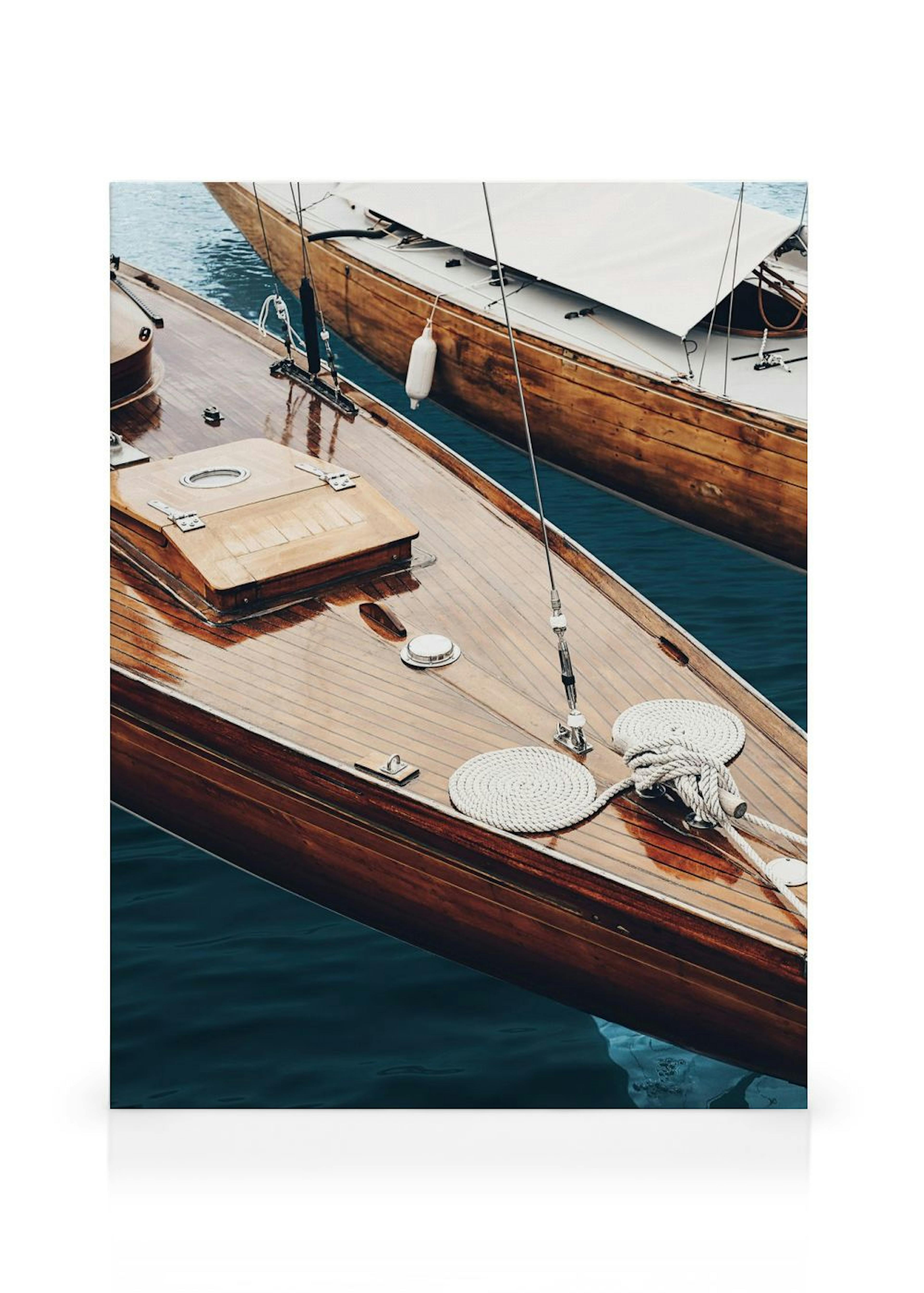 Classic Wooden Boats Canvas print