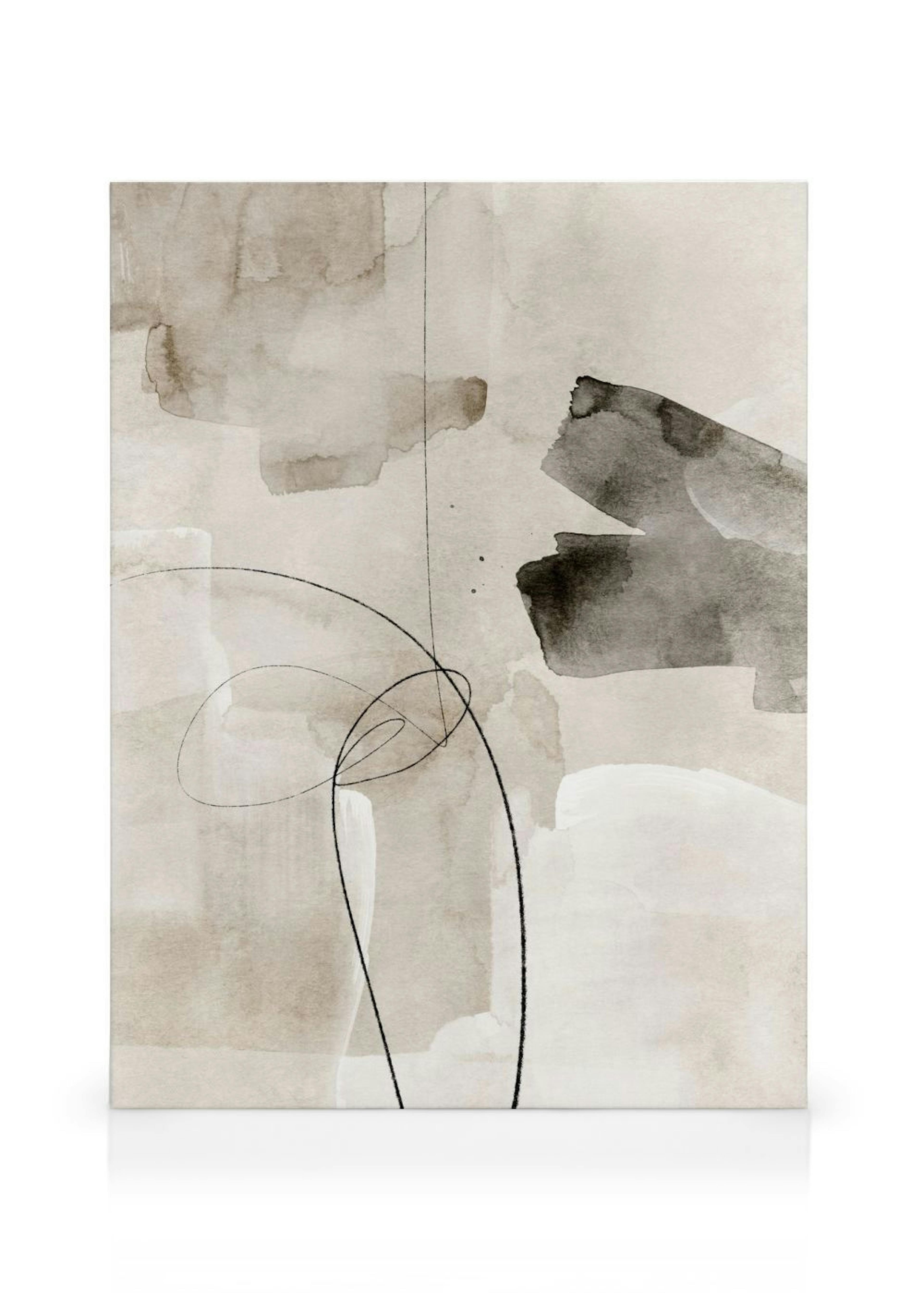 Watercolor Strokes No2 Canvas print