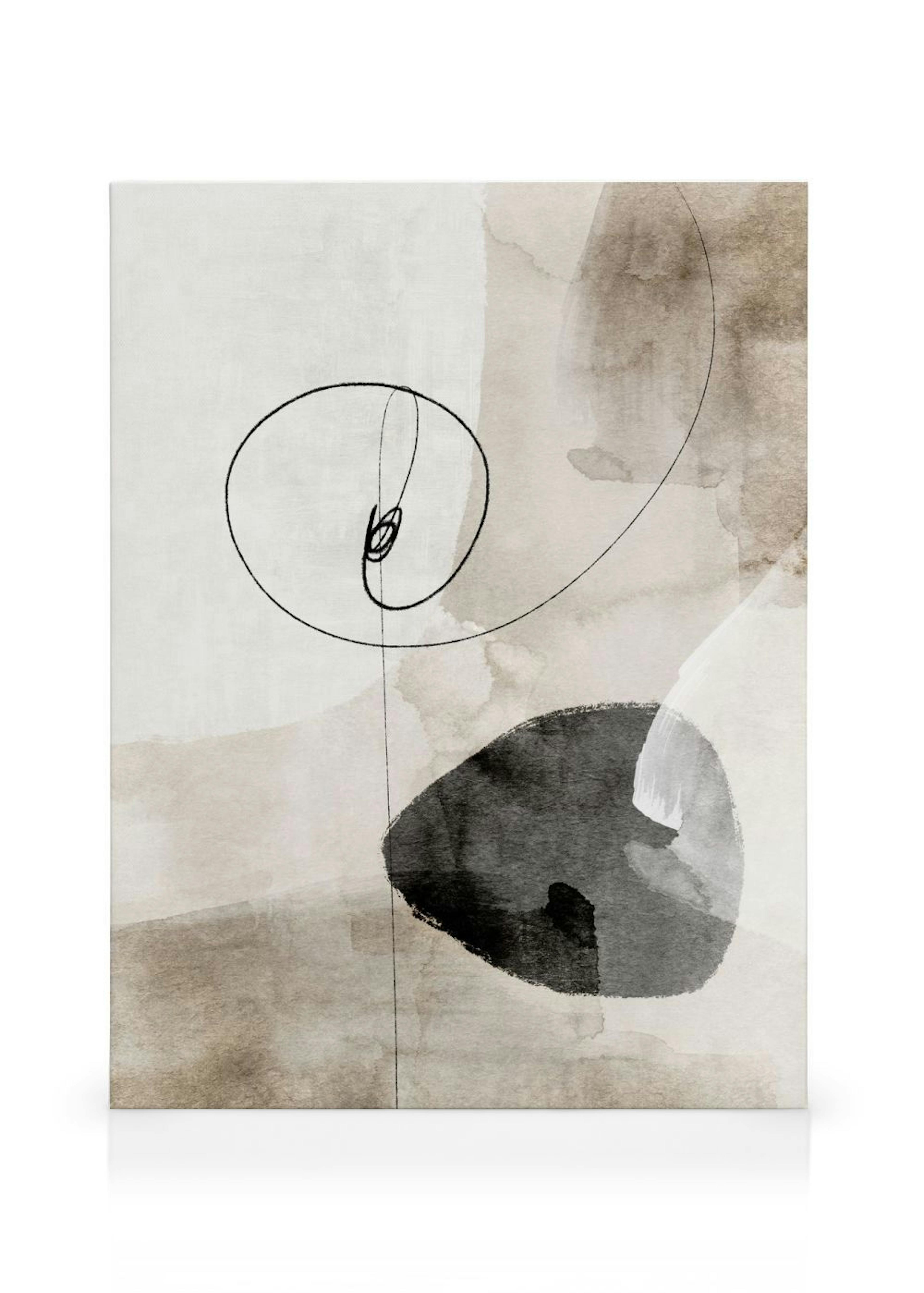 Watercolor Strokes No1 Obraz na płótnie