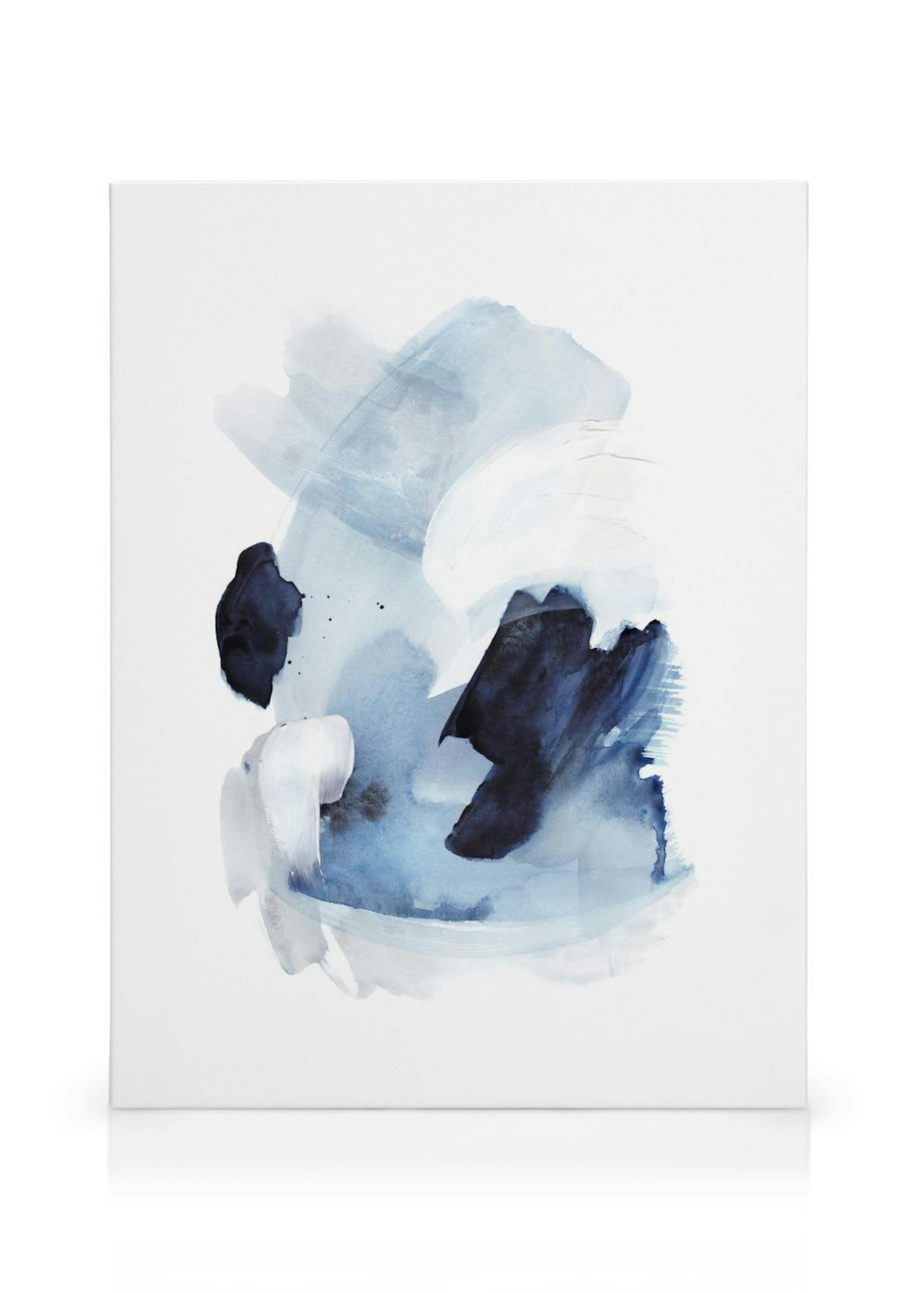 Watercolor Blues No1 Tableau sur toile