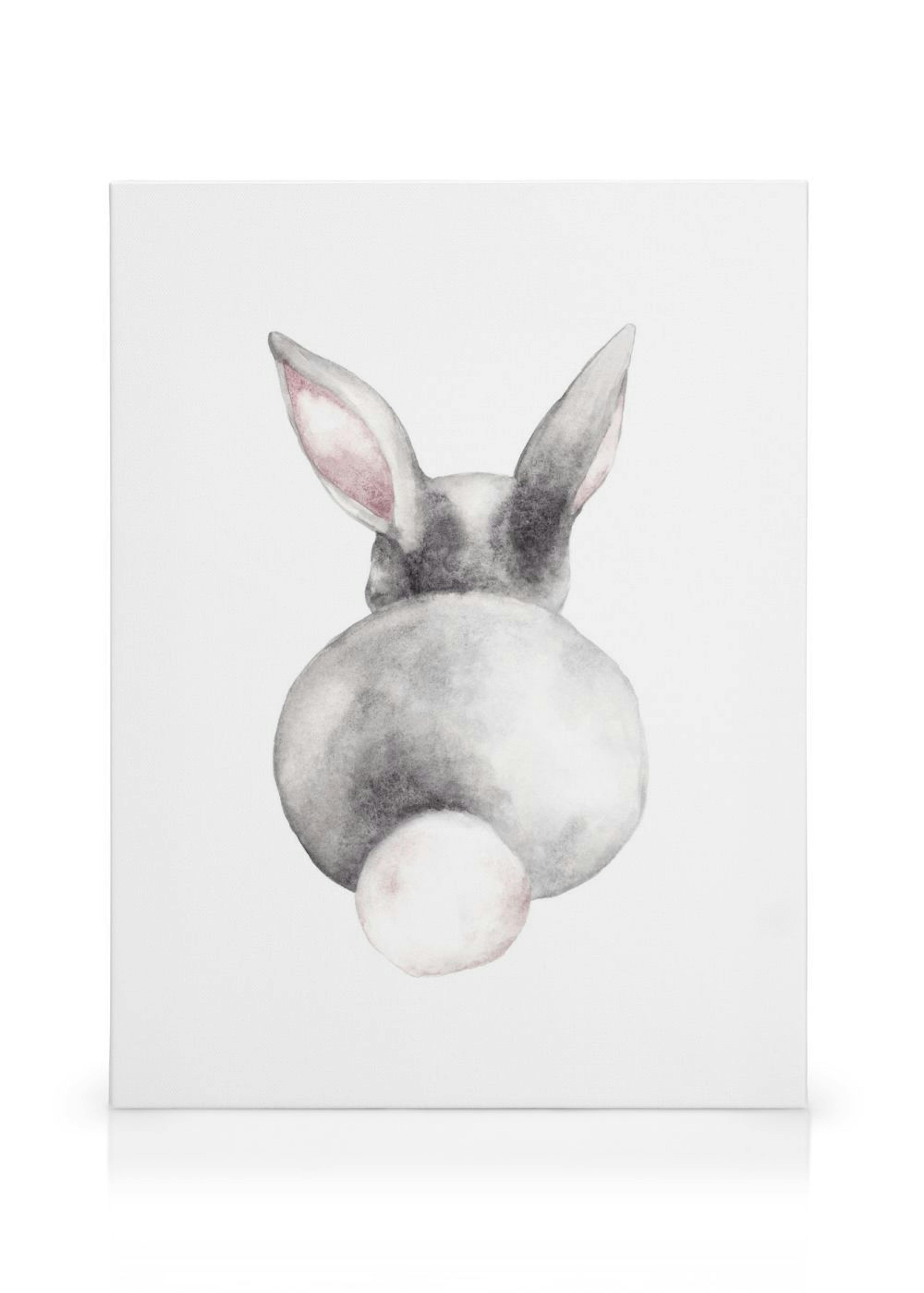 Little Watercolor Bunny Canvas print