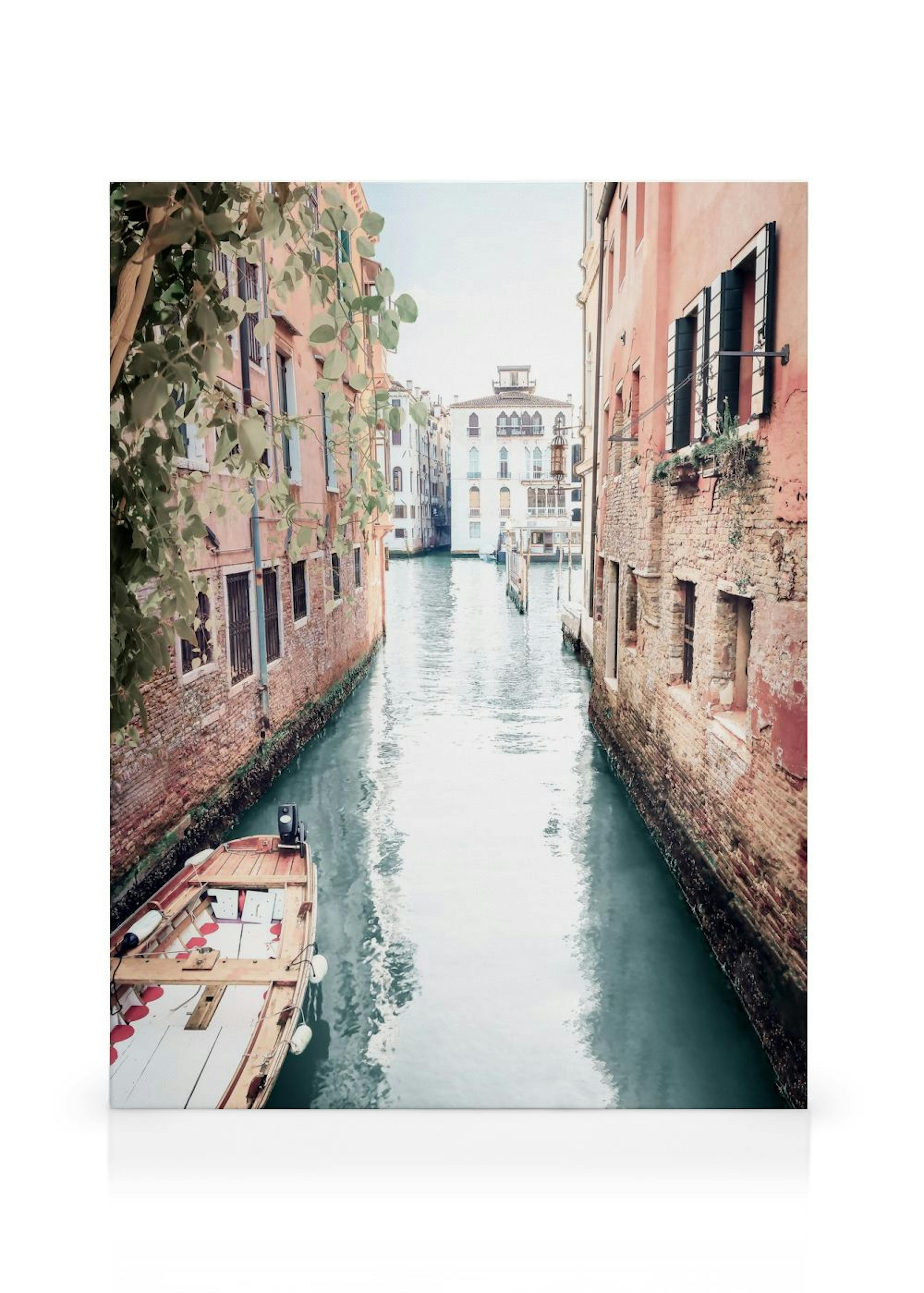 Boat in Venice Leinwandbild