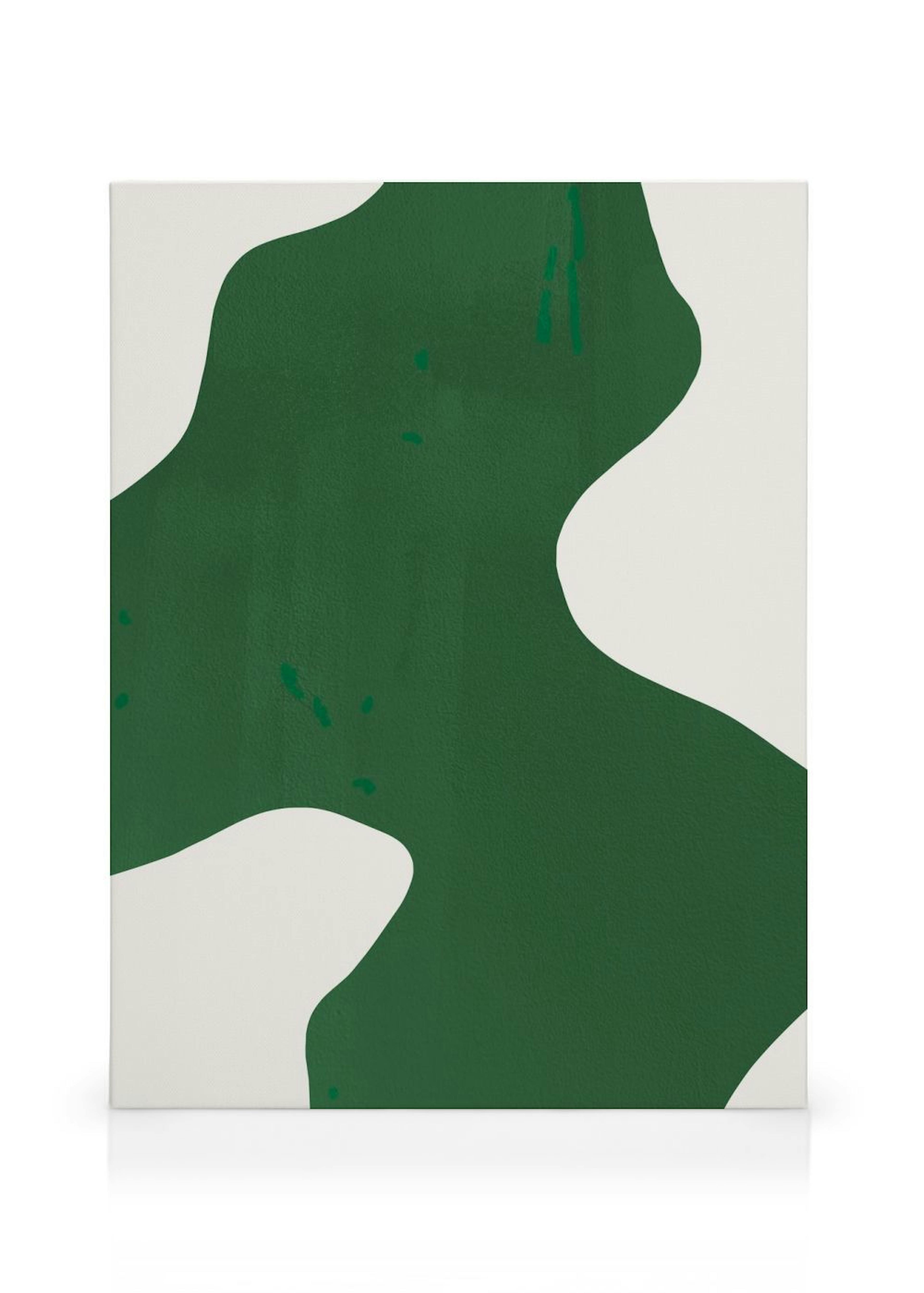 Green Shape Stampa su Tela
