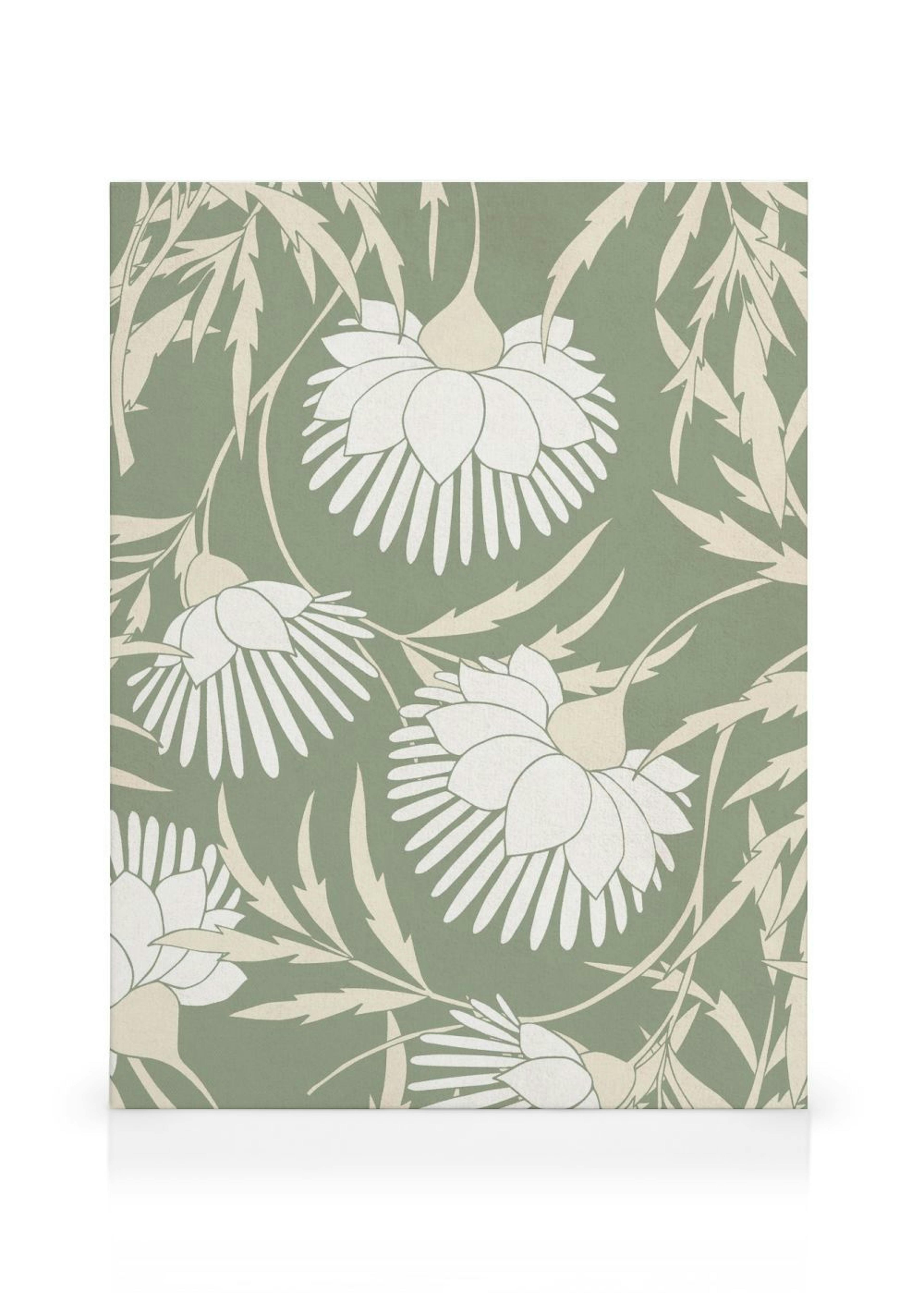 Flowers in Pattern Canvas print