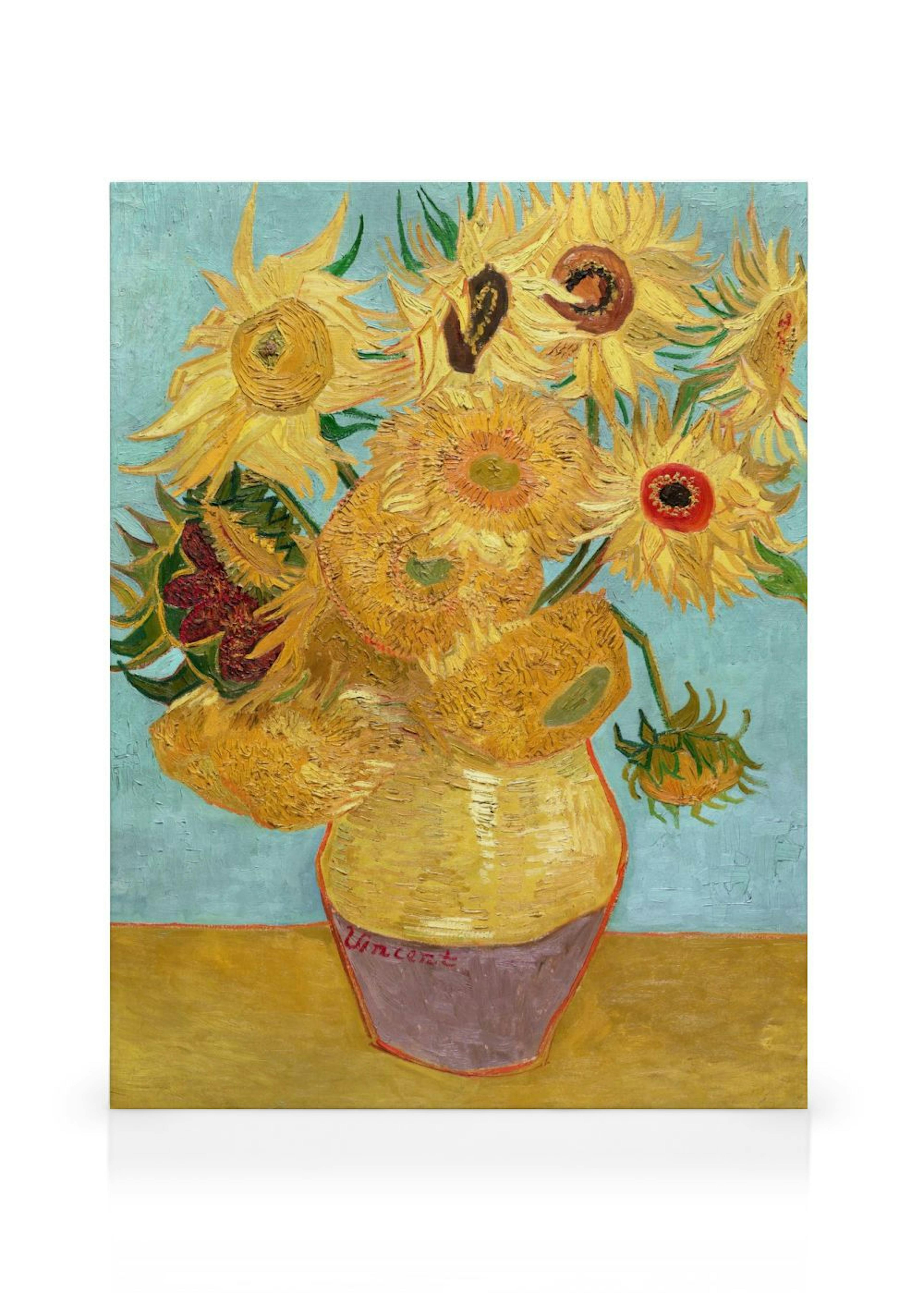 Van Gogh - Vase with Twelve Sunflowers Quadro em tela