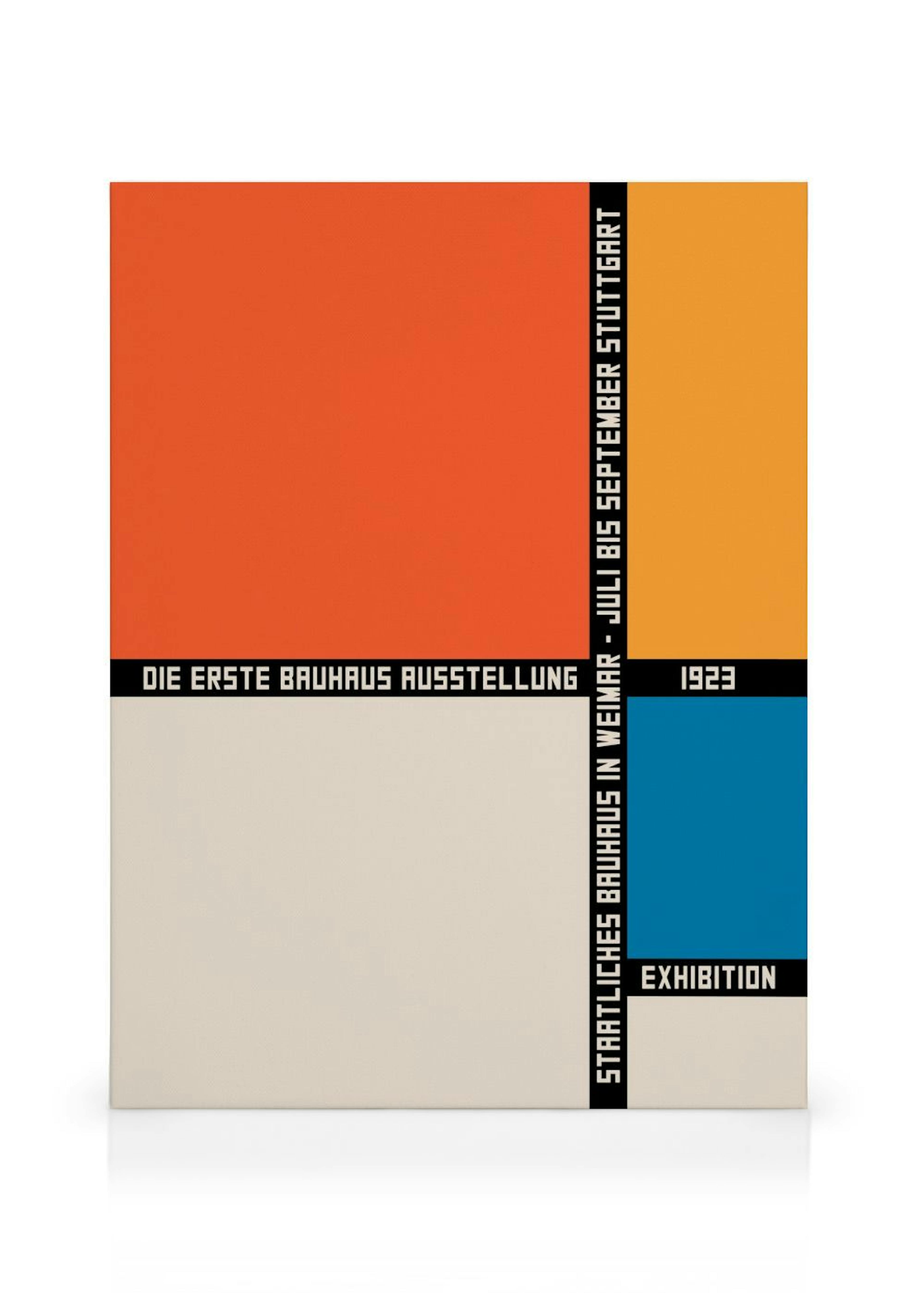 Bauhaus Geometric Color Blocks Καμβά