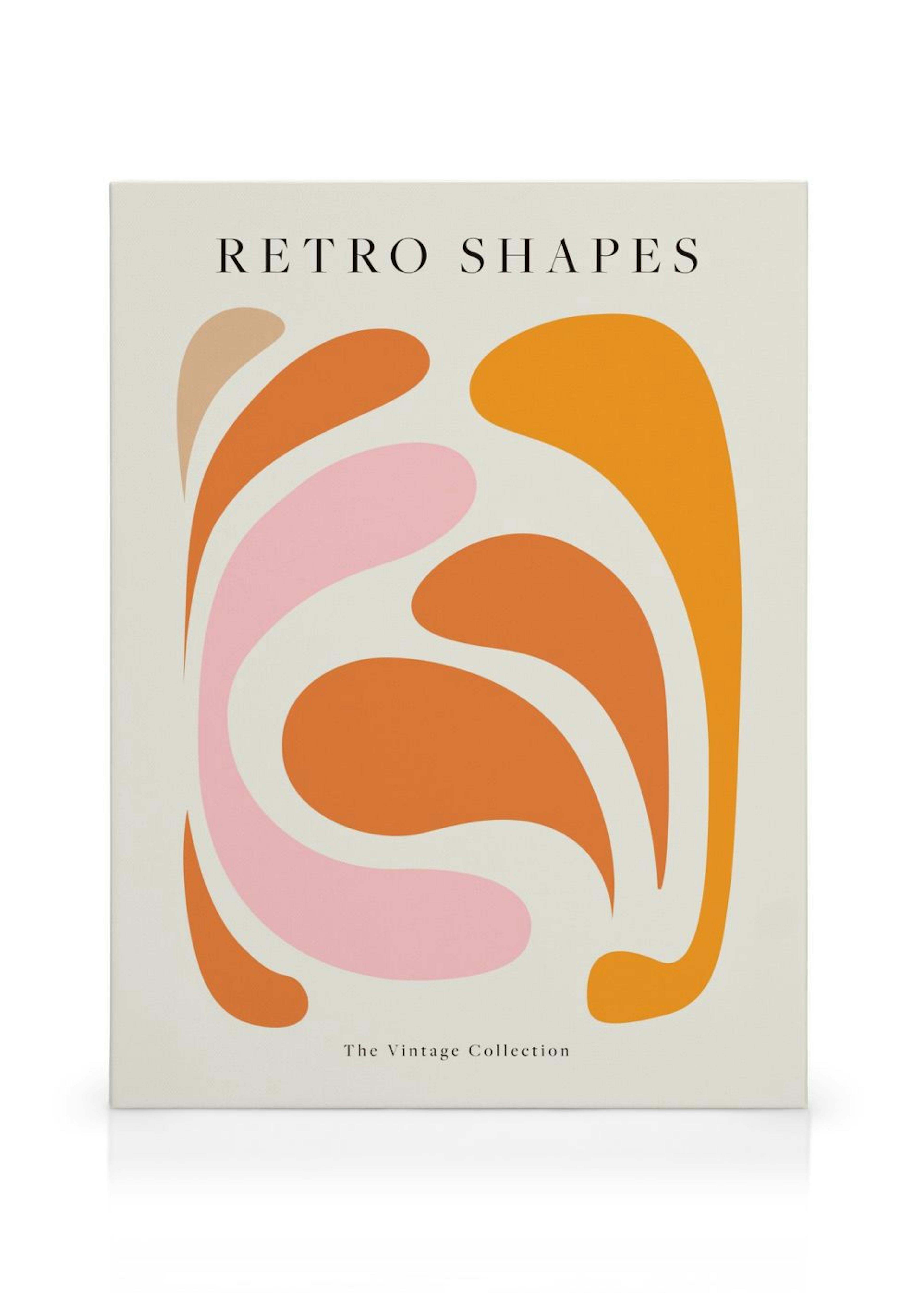 Retro Shapes No1 Lienzo